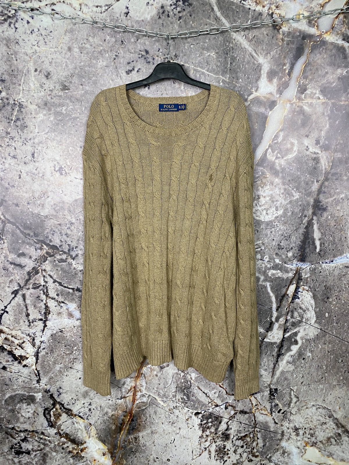 Men’s Polo Ralph Lauren Knit Sweater Luxury Size Xl
