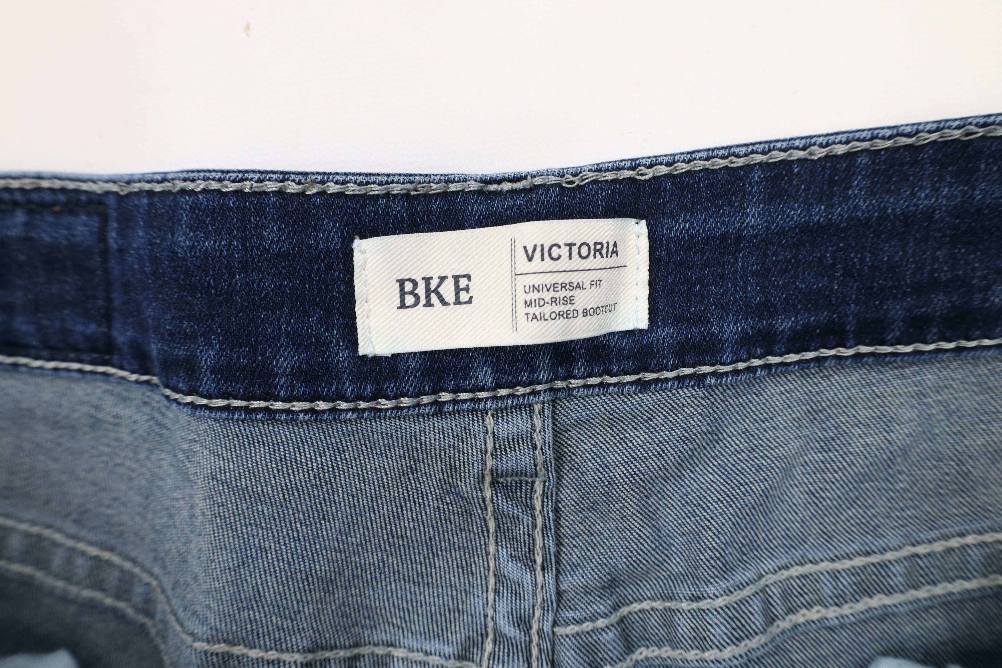 Vintage Buckle BKE Victoria Mid Rise Bootcut Denim Jeans Blue Size 32" / US 10 / IT 46 - 7 Thumbnail