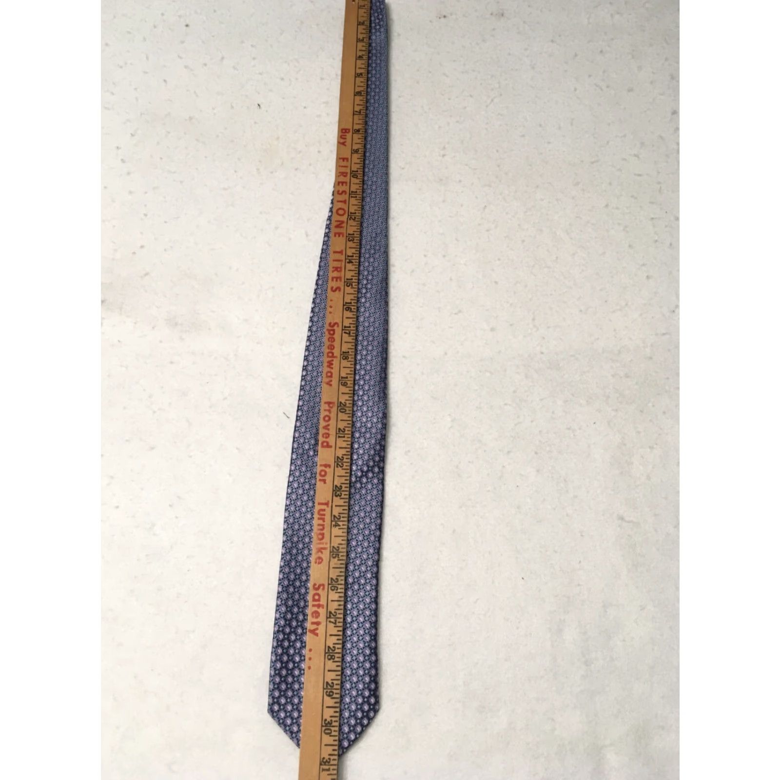 Vintage Giorgio Brutini Silk Lavender Mix Shapes Necktie Men's Classic Tie Silk Purple 57"-60" Size ONE SIZE - 5 Thumbnail