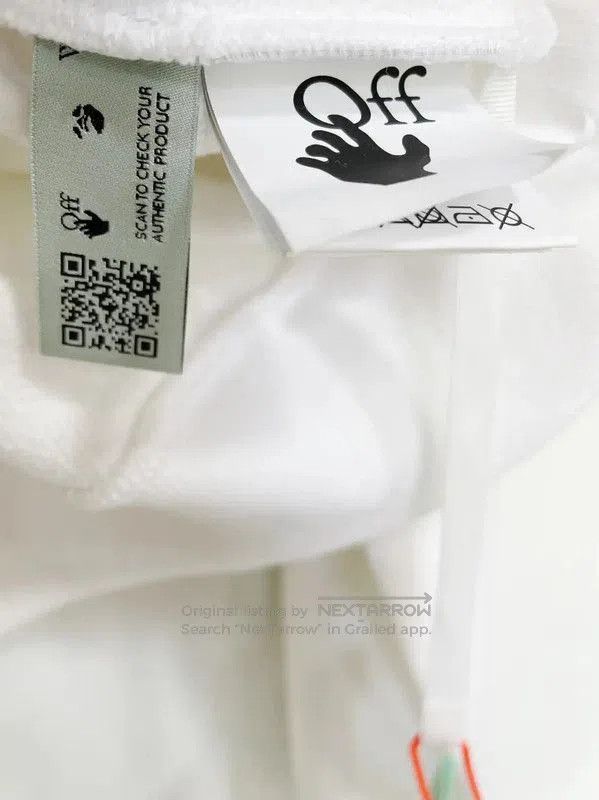 Off-White Off-White Men's Long Sleeve White Hoodie . Size US L / EU 52-54 / 3 - 5 Thumbnail