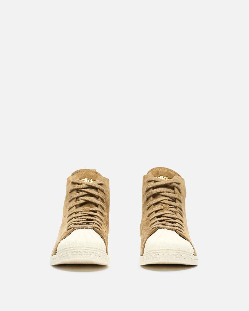 Adidas o1s1v1r1oon0825 Wales Bonner Superstar Sneaker in Brown Size US 10 / EU 43 - 4 Thumbnail
