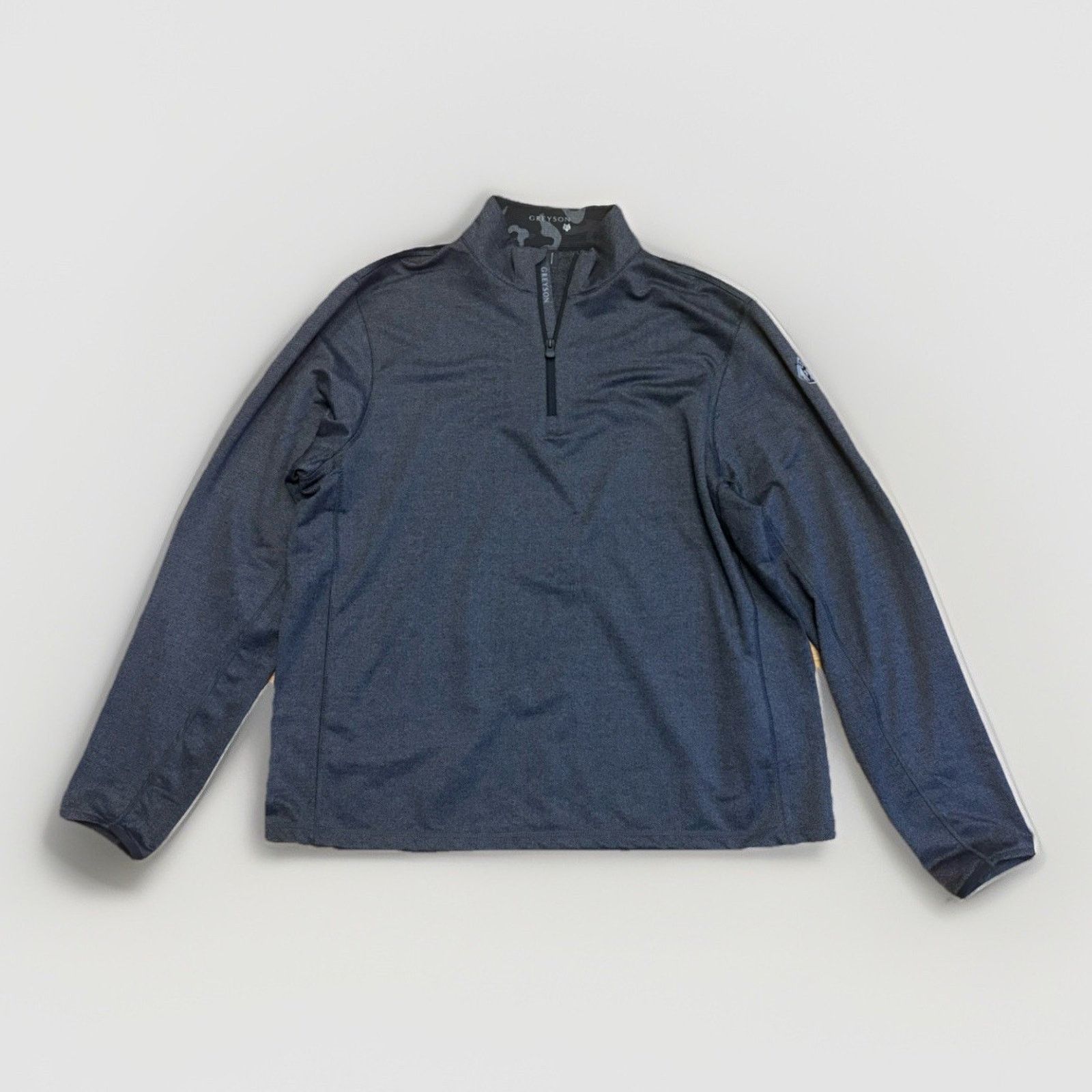 Grenson Greyson Men's Pullover, Tate Mockneck 1/4 Zip Up XL Size US XL / EU 56 / 4 - 1 Thumbnail