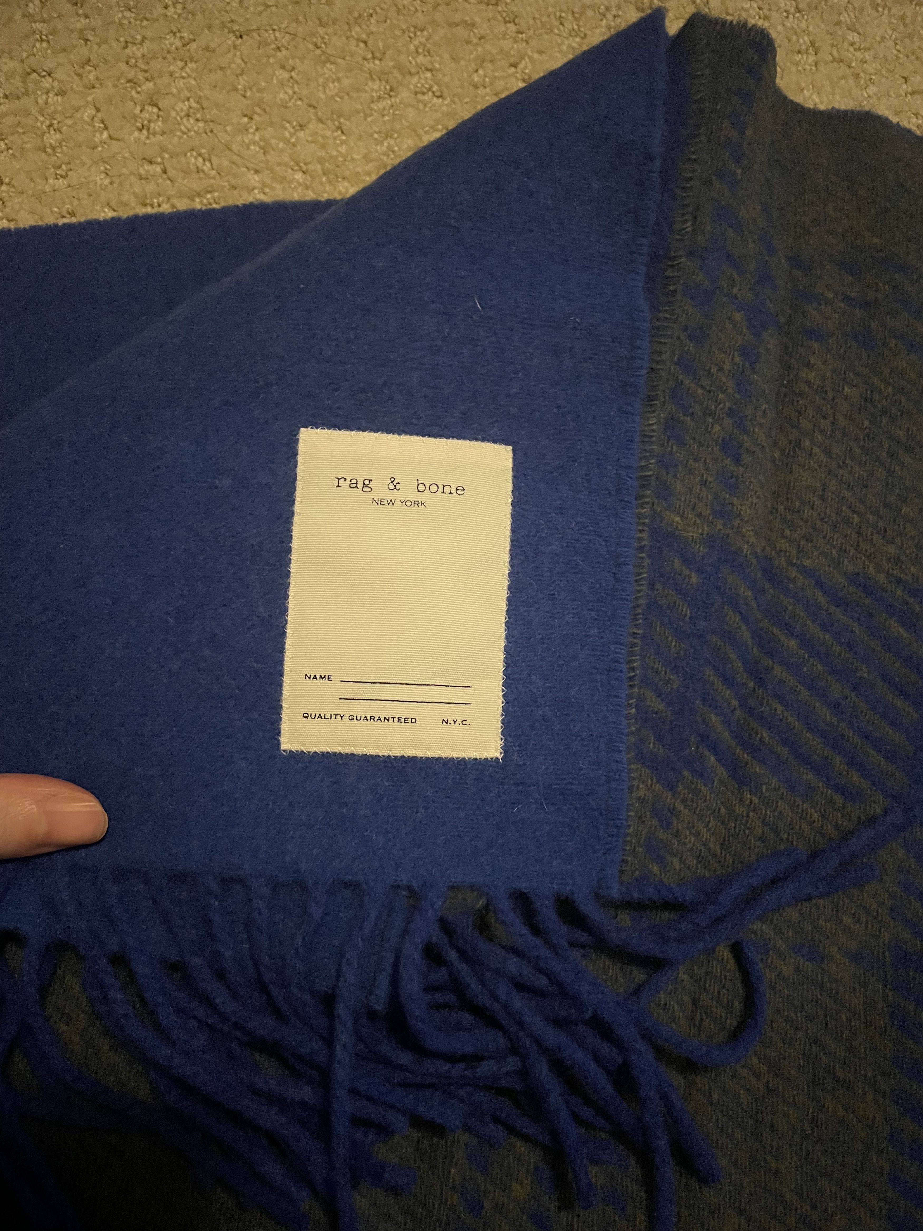 Rag & Bone Rag & Bone Mixed Check Scarf - Gently Worn Size ONE SIZE - 2 Thumbnail