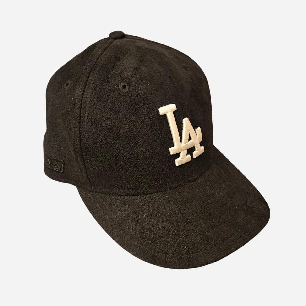 New Era 7 1/4 Bricks & Wood LA Dodgers Suede Fitted Hat Size ONE SIZE - 1 Thumbnail