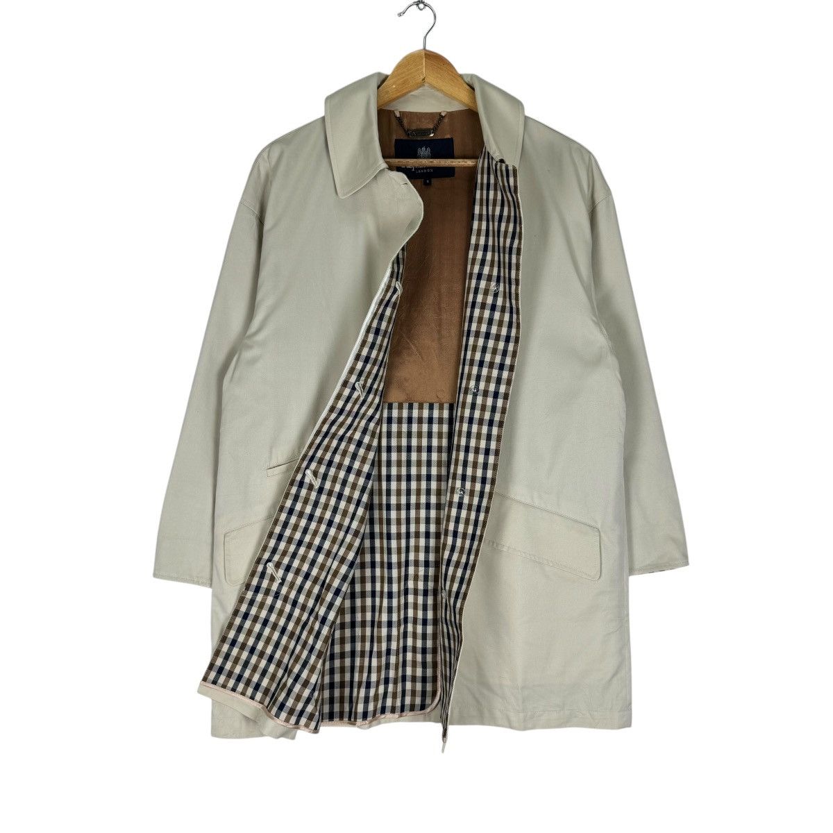 Aquascutum 🌟AQUASCUTUM LONDON OVERCOAT JACKET Size S / US 4 / IT 40 - 1 Thumbnail