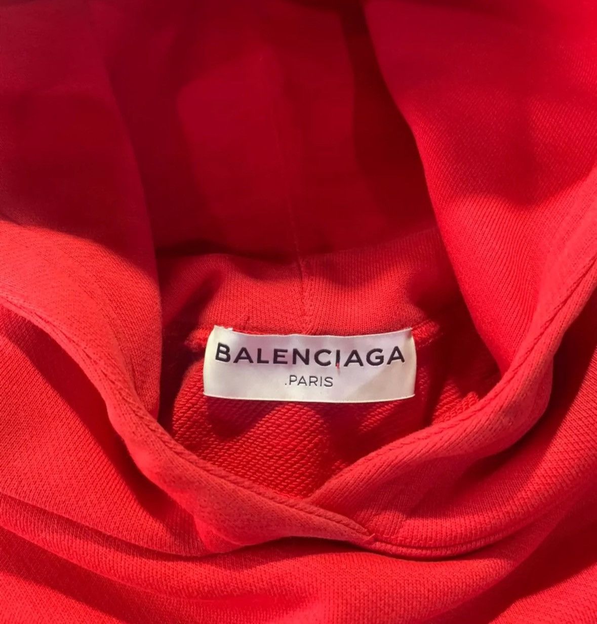 Balenciaga Balenciaga red hooded short hoodie Size US XS / EU 42 / 0 - 7 Thumbnail