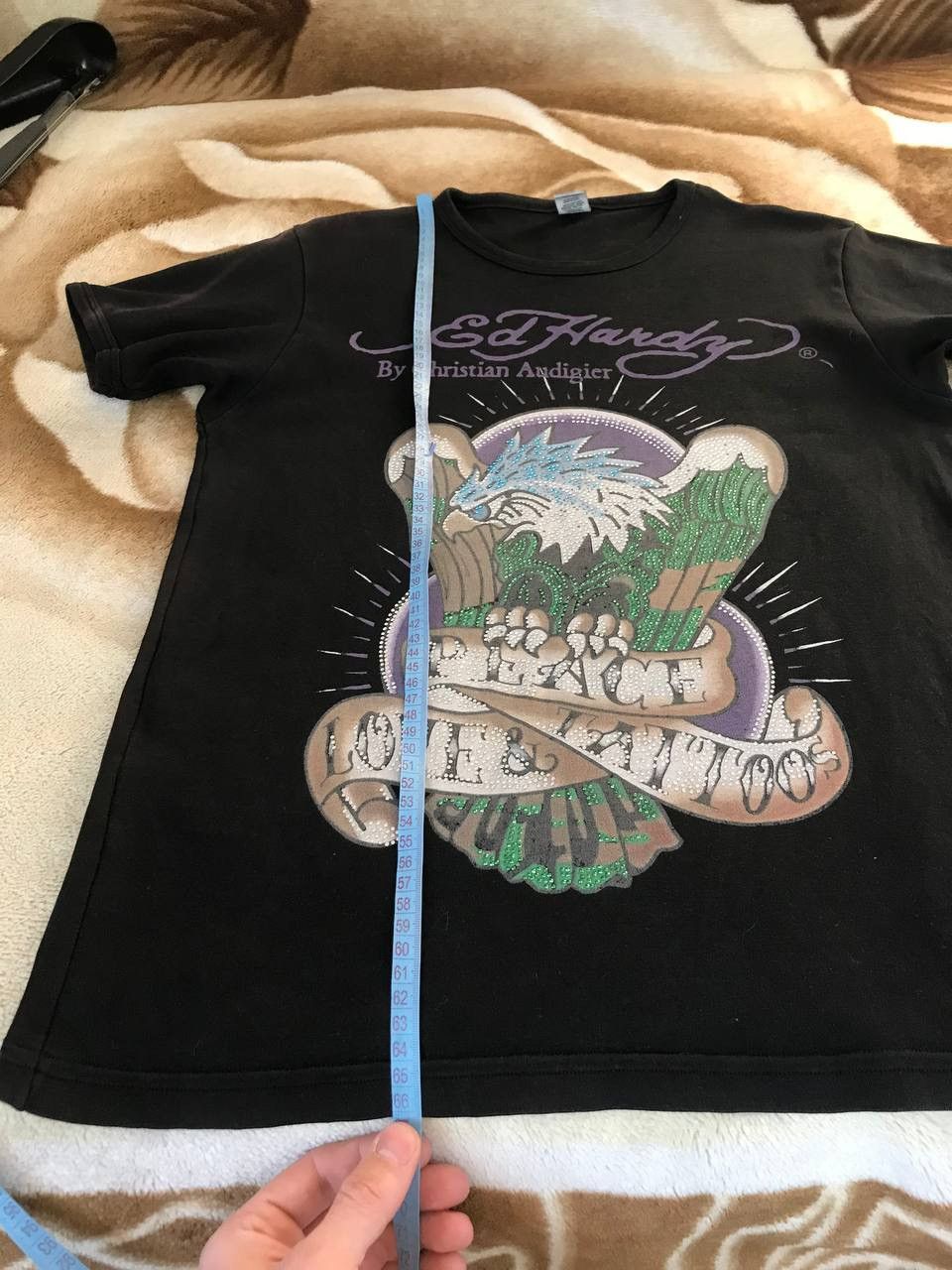 Ed Hardy 🔥 Vintage Ed Hardy Christian Audigier Affliction T Shirt Y2K Size US M / EU 48-50 / 2 - 12 Thumbnail