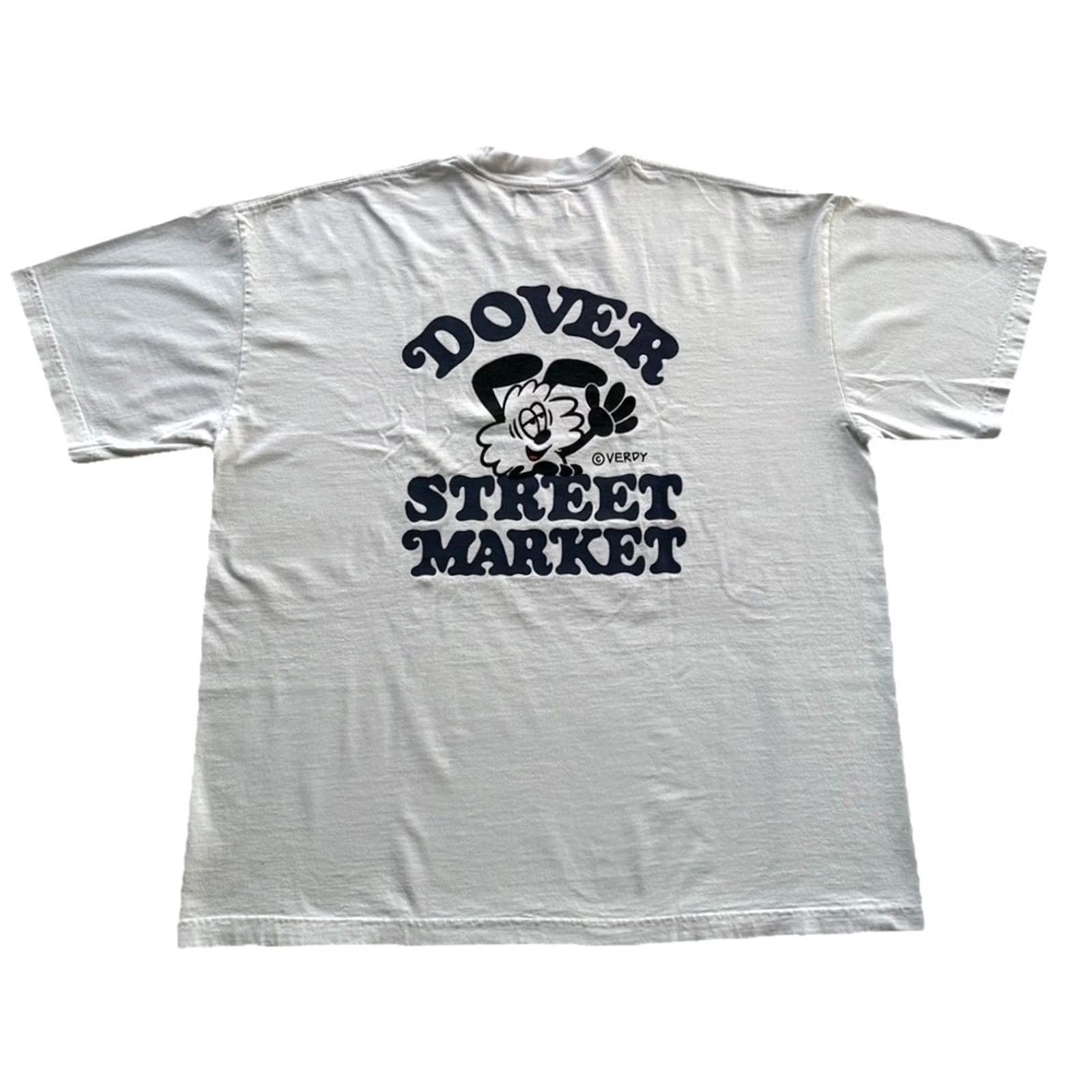 Dover Street Market VERDY x Dover Street Market DSM Tee Shirt XL Unisex Adults White London Mens Size US XL / EU 56 / 4 - 2 Thumbnail