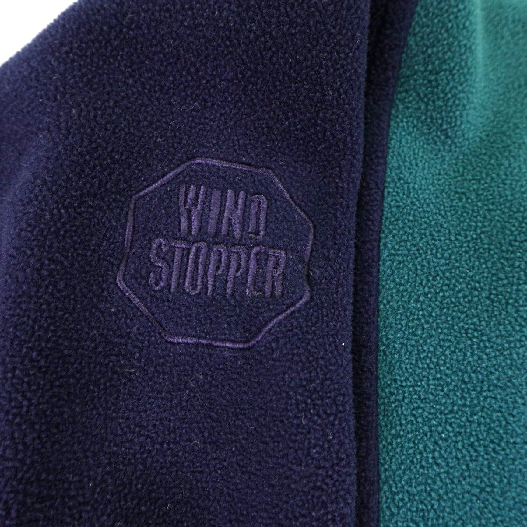 Vintage Vintage Zero Restriction Jacket Mens XL Blue Green Wind Stopper 1/4 Zip Pullover Jacket Windbreaker Zip Blue XL Green Black? Size US XL / EU 56 / 4 - 4 Thumbnail