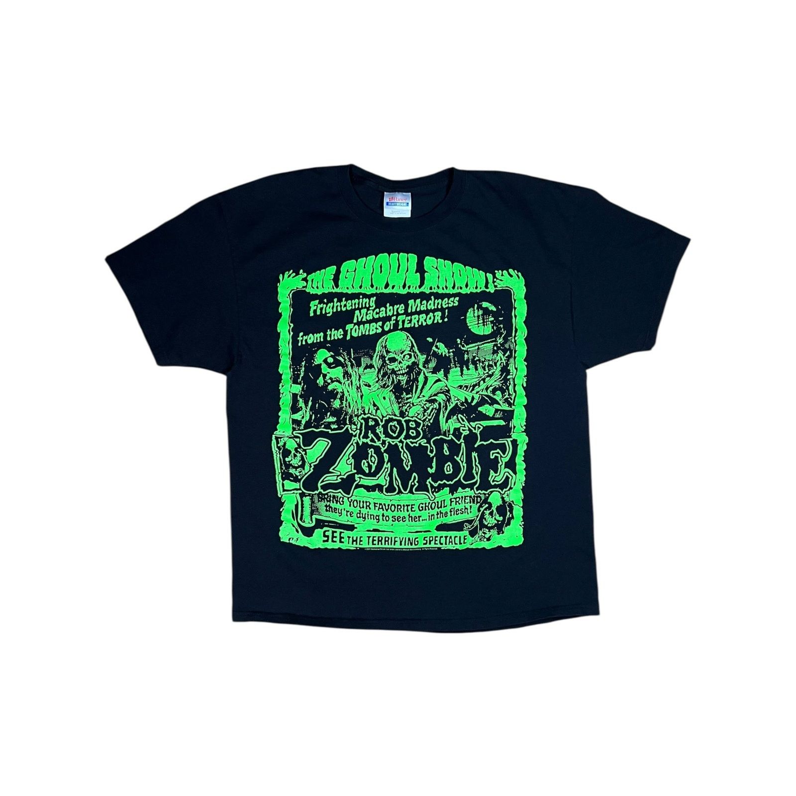 Band Tees × Hanes × Vintage vintage 2009 Hanes Rob Zombie The Ghoul Show band tee (L) Size US L / EU 52-54 / 3 - 1 Thumbnail