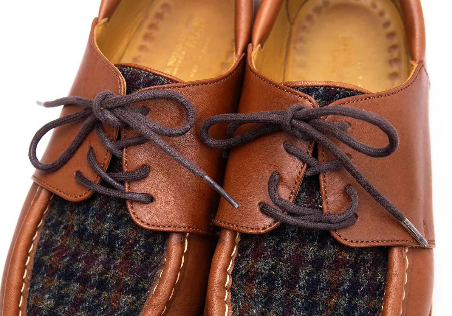 Junya Watanabe T and Leather Austrian Shoes in Brown, Size 27cm Size US 9 / EU 42 - 5 Thumbnail