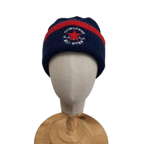 Converse 🌟 Vintage converse all star iconic logo stripes beanie hat Size ONE SIZE - 1 Thumbnail