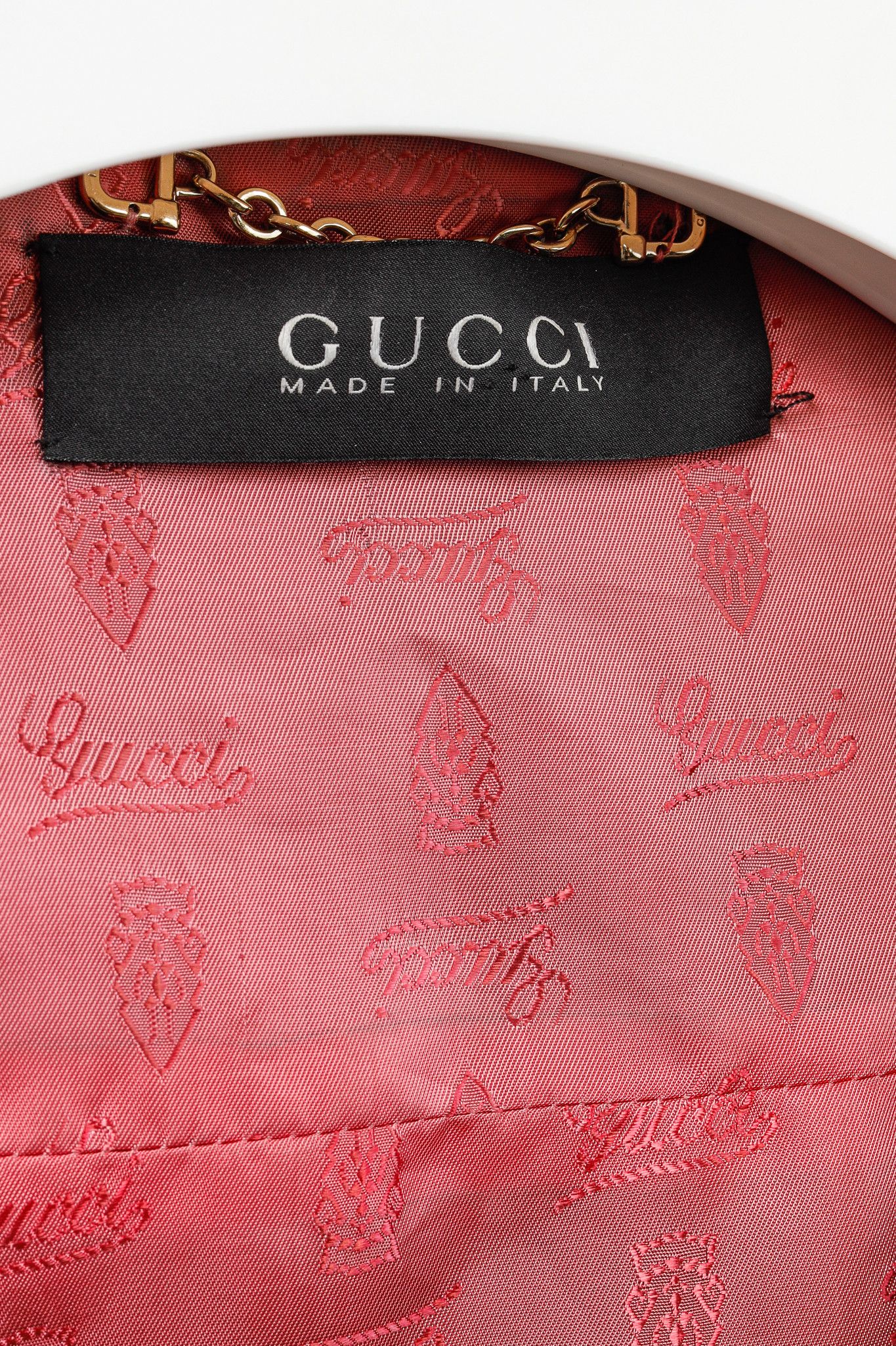 Gucci Gucci Black Leather Double-Breasted Moto Jacket Size M / US 6-8 / IT 42-44 - 4 Thumbnail