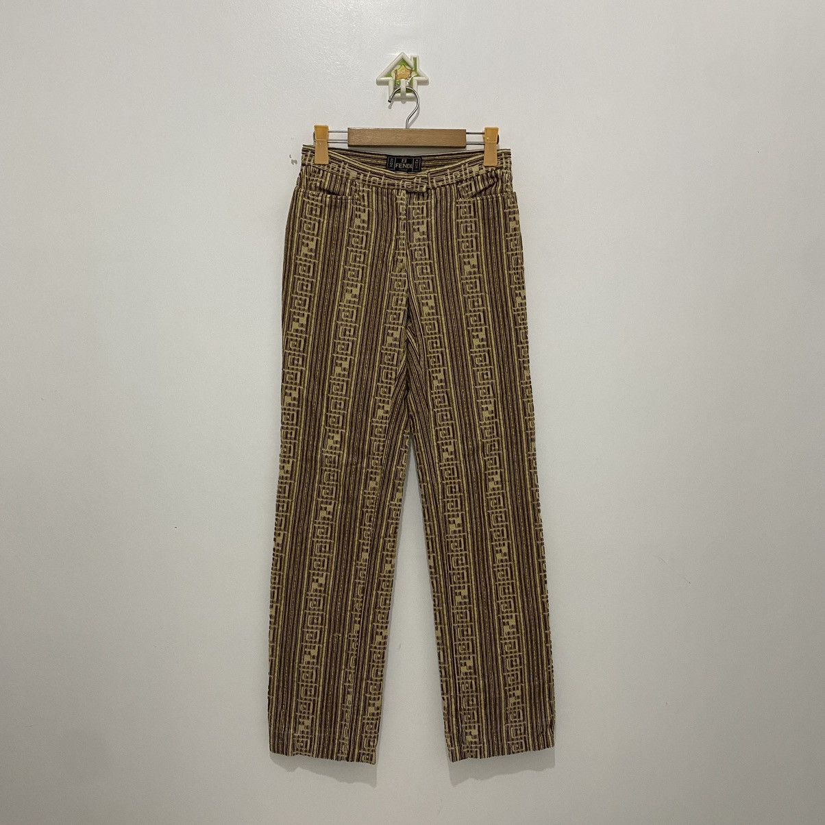 Fendi Fendi Monogram Pants Size 27" / US 4 / IT 40 - 1 Thumbnail