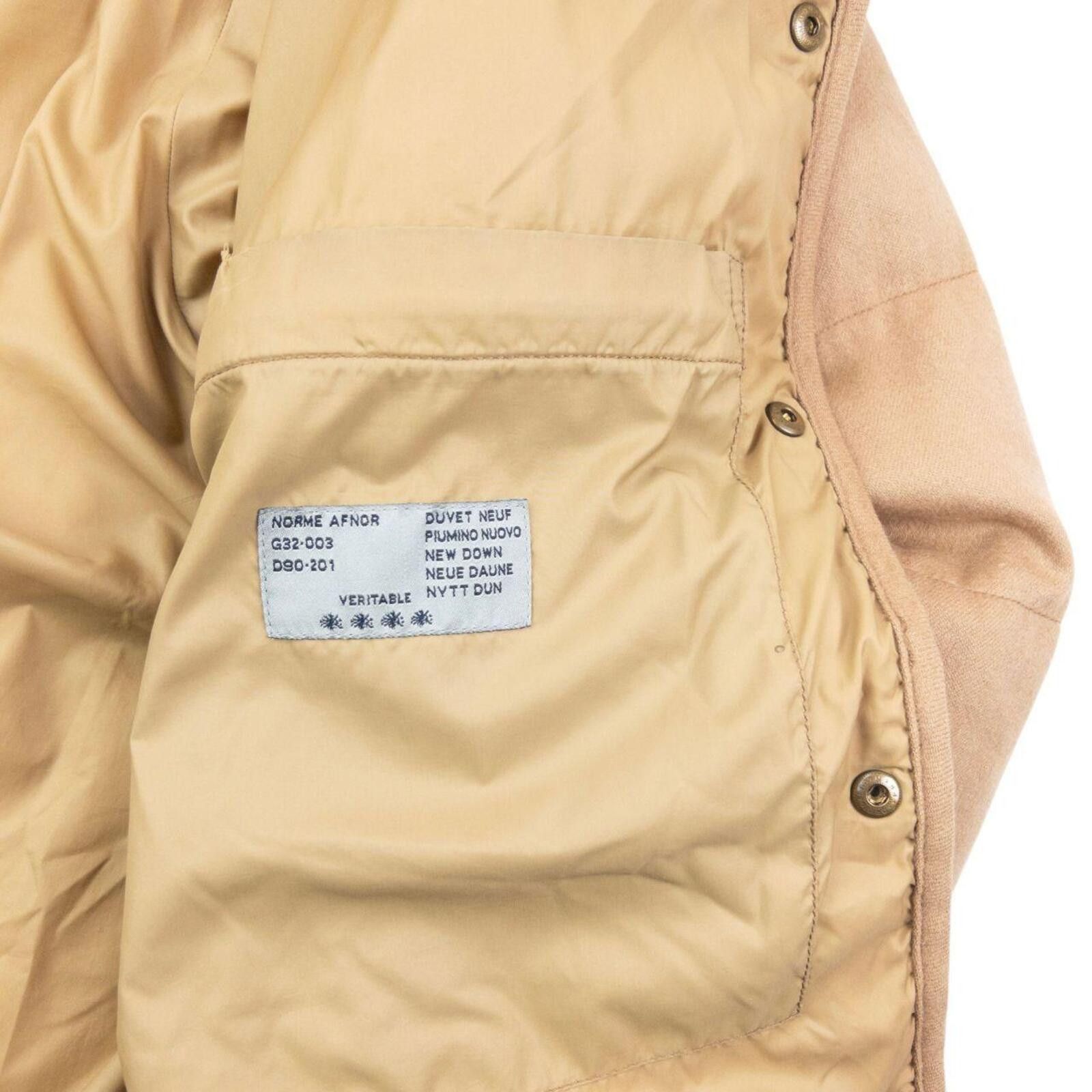 Moncler Vintage 90s Moncler Button Up Cashmere Puffer Jacket Size M Size US M / EU 48-50 / 2 - 6 Thumbnail