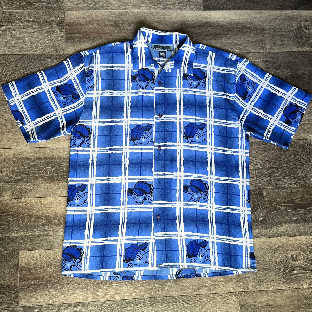 Southpole Vintage 1990s Southpole Loud & Proud Rap Print Button Shirt Size US L / EU 52-54 / 3 - 1 Thumbnail