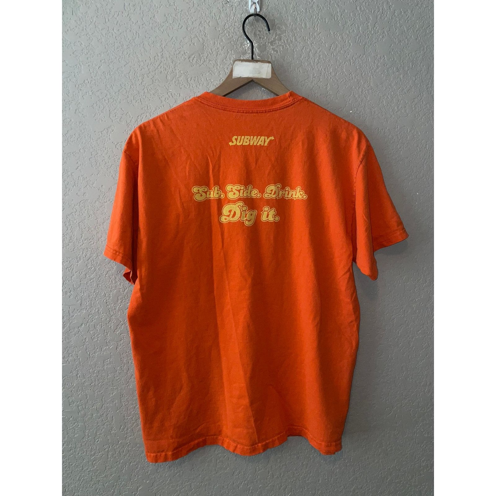 Hanes Subway Shirt Keepin It Meal Sub Side & Drink Promo Tee Size US L / EU 52-54 / 3 - 5 Thumbnail