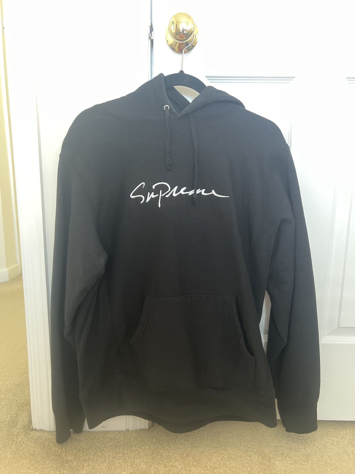Supreme Classic Script Hoodie | Grailed