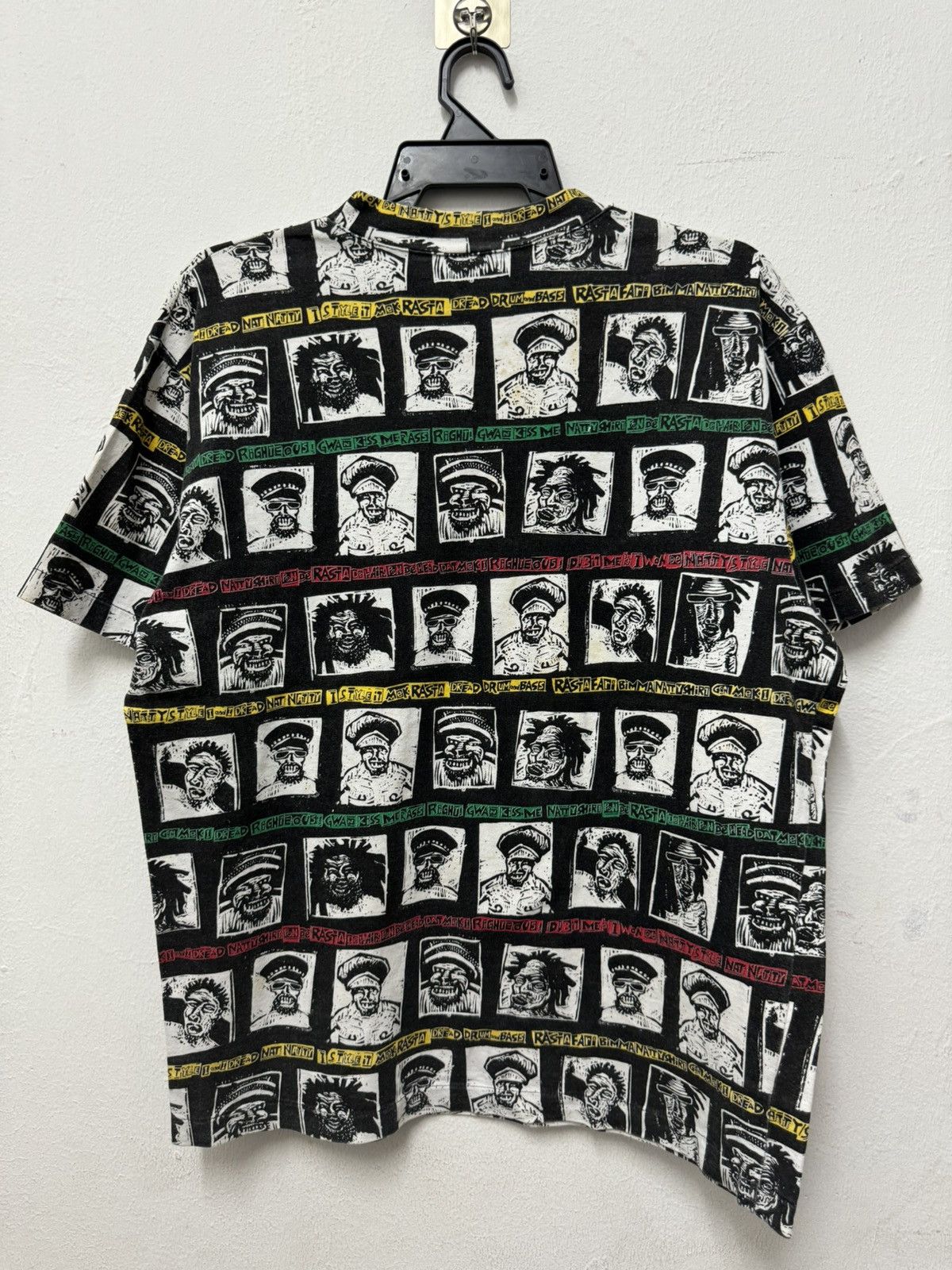 Vintage Vintage Rasta Design Raymond Pettibon Punk Art Shirt Size US L / EU 52-54 / 3 - 6 Thumbnail