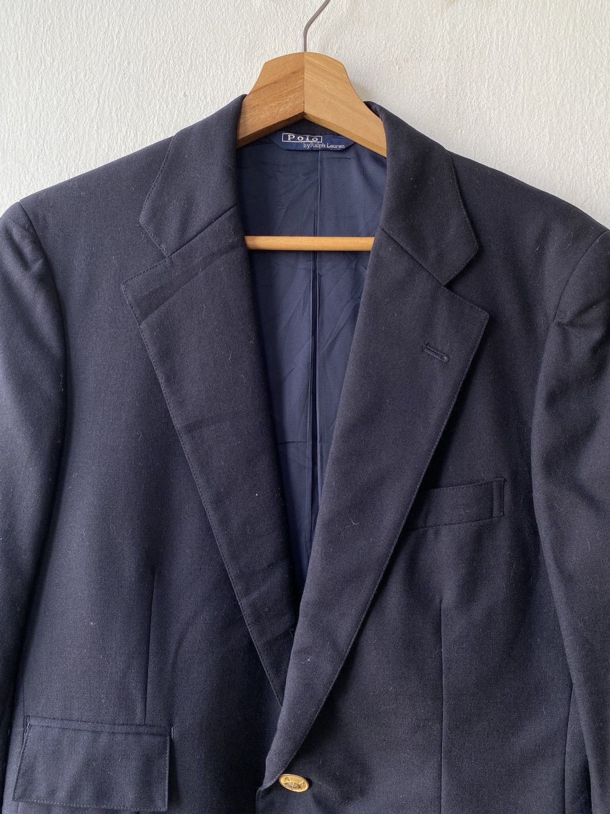 Polo Ralph Lauren × Ralph Lauren × Vintage Vintage 90s Polo Ralph Lauren Gold Button Blazer Size US M / EU 48-50 / 2 - 5 Thumbnail