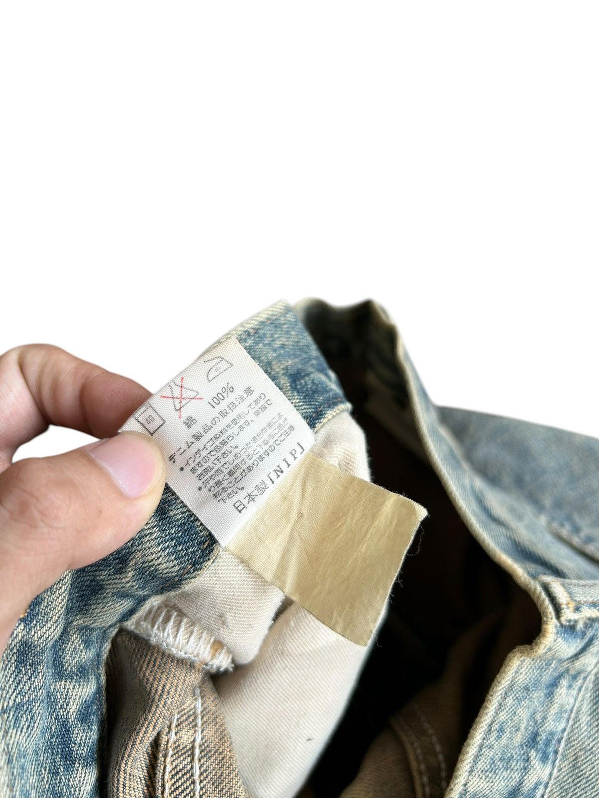 Japanese Brand × Kapital × Vintage Wrangler Selvedge Baggy Distressed Denim Jeans Rusty Size US 31 - 6 Thumbnail