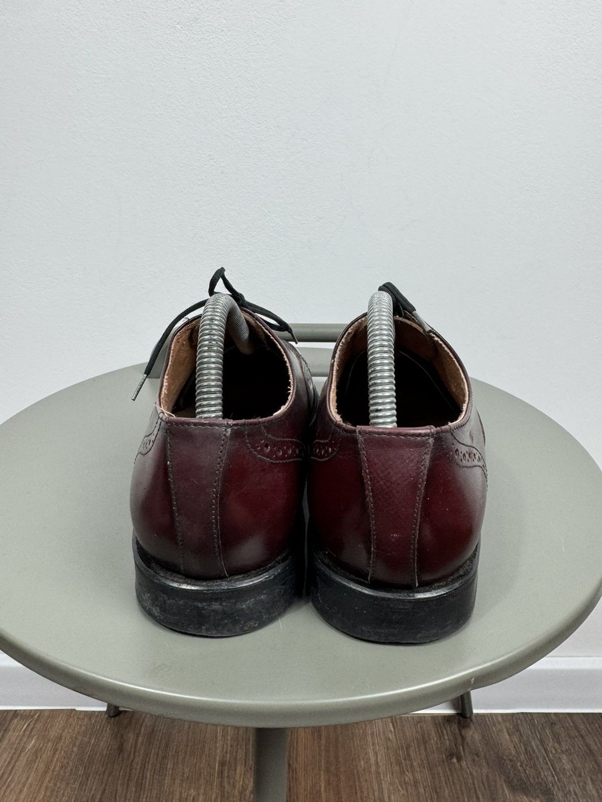 Other Vintage Burgundy Leather Brogue Oxford Shoes US 7.5 EU 40.5 Size US 7.5 / EU 40-41 - 6 Thumbnail