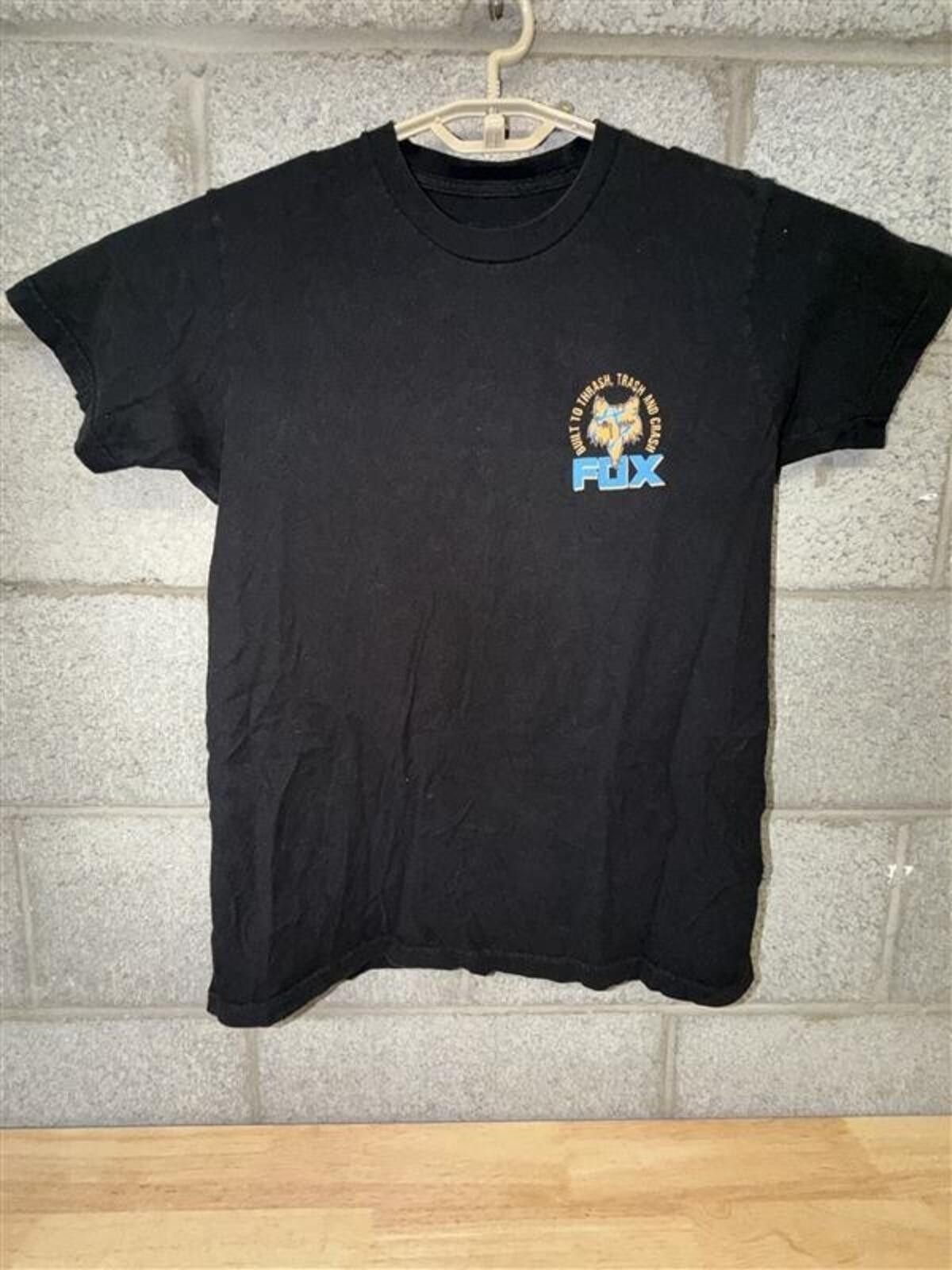Fox Racing Fox Racing Tee Size M 2010s Black Moto Dirt Bike Shirt Size US M / EU 48-50 / 2 - 1 Thumbnail