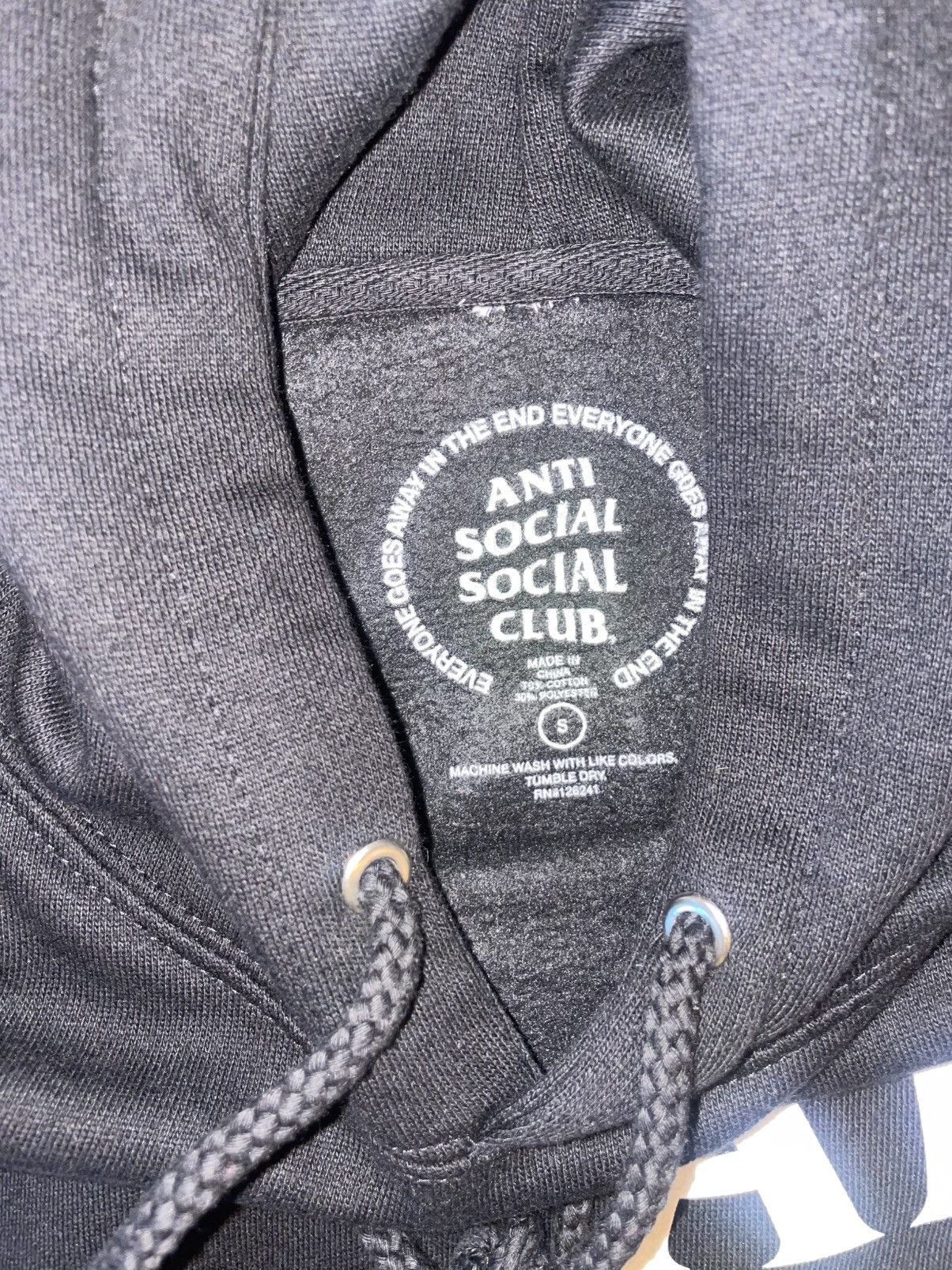 Anti Social Social Club Anti Social Social Club Cut Off Logo Hoodie Size US S / EU 44-46 / 1 - 3 Thumbnail