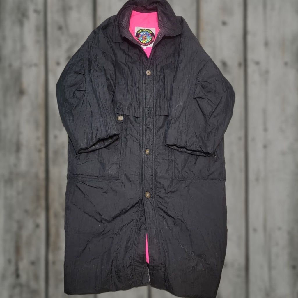 Vintage VINTAGE Hotdogger Parka Puffer Ski Jacket 80s Women M Black Parka Mens Womens Girls Size M / US 6-8 / IT 42-44 - 1 Thumbnail