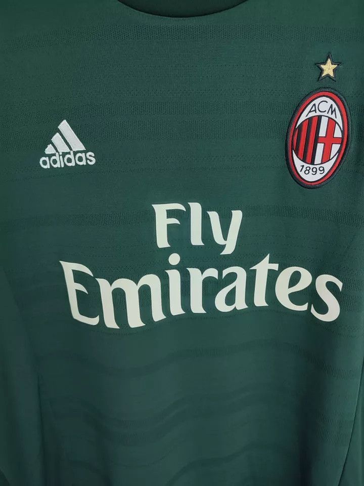 Adidas AC Milan 2015-16 THIRD FOOTBALL SHIRT SOCCER JERSEY ADIDAS Size US XL / EU 56 / 4 - 2 Thumbnail