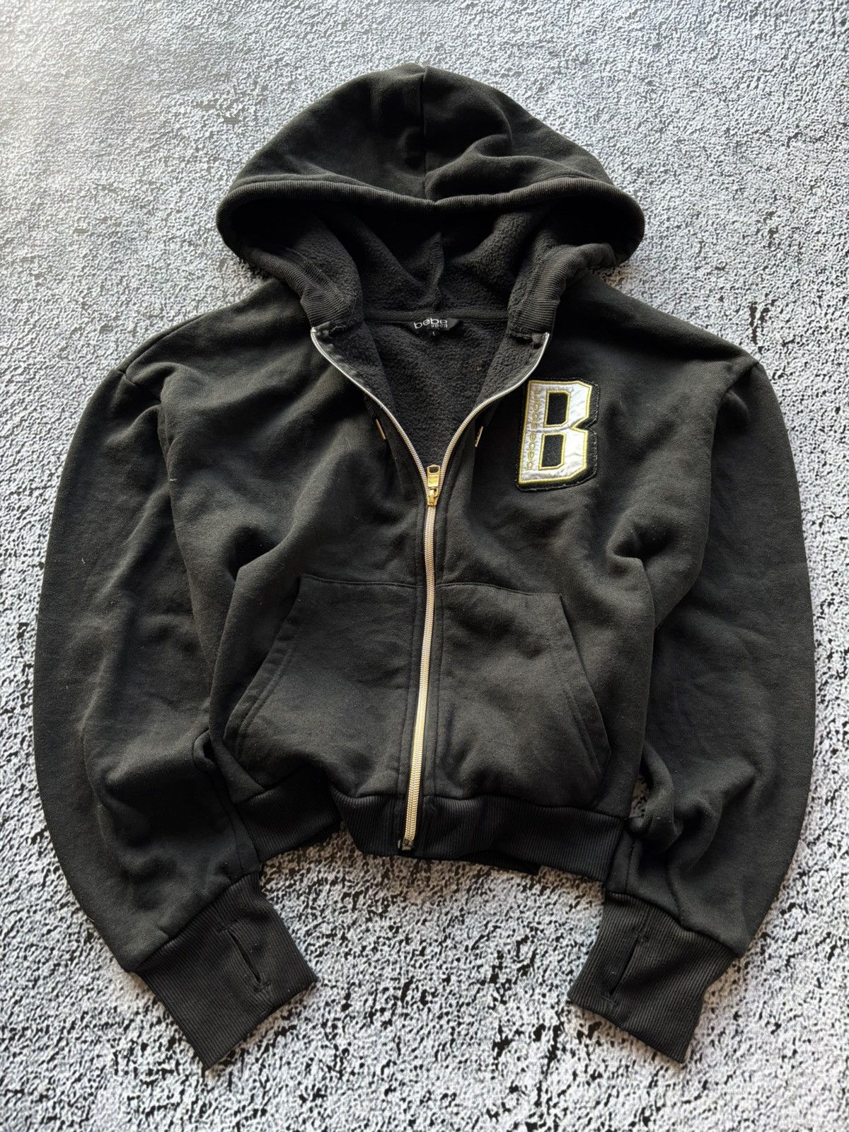 Bebe Cool BEBE Sport Y2K cropped hoodie Size L / US 10 / IT 46 - 6 Thumbnail