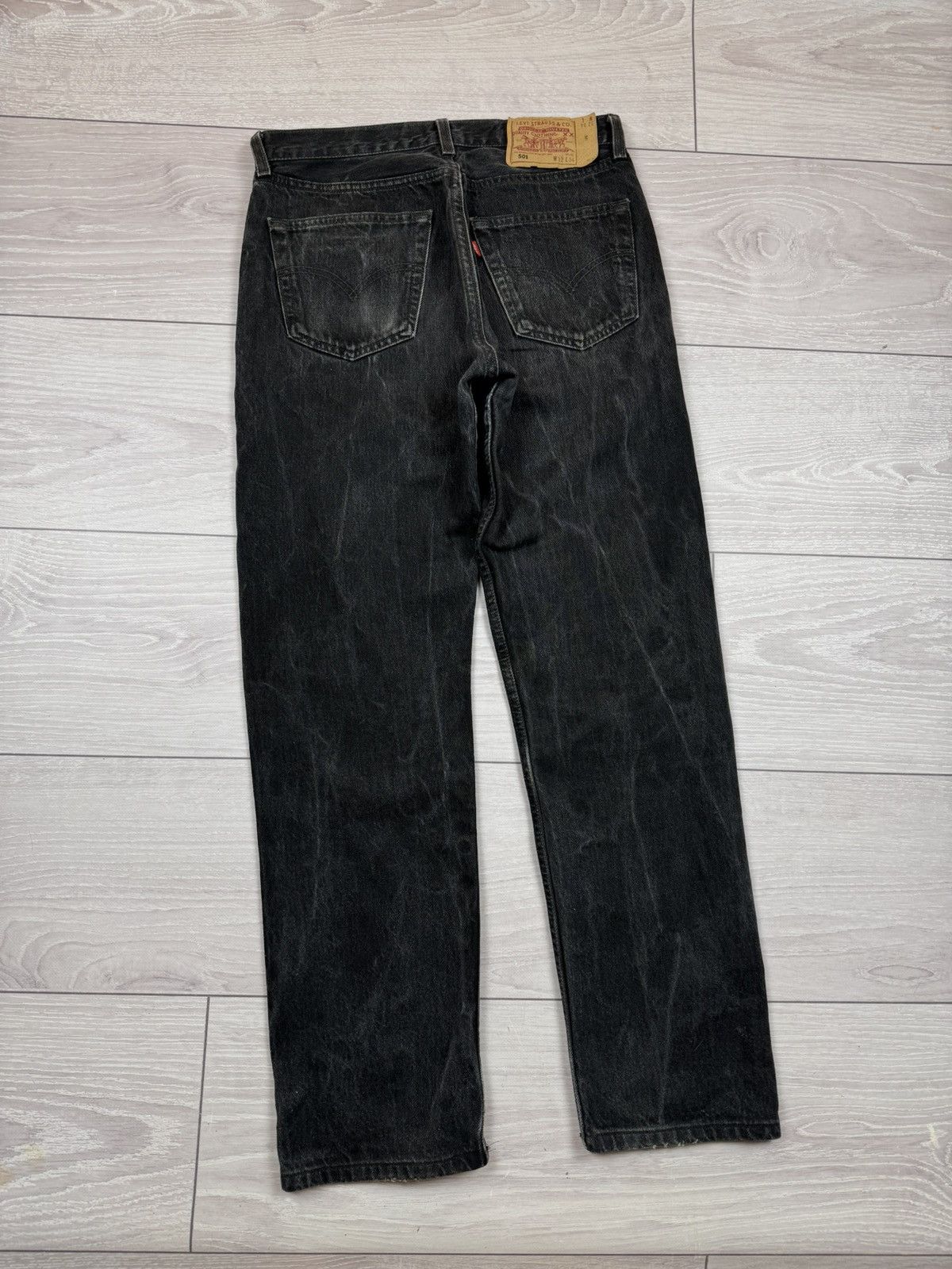 Levi's × Vintage Vintage 90s Levi’s 501 Washed Denim Made in USA 🇺🇸 32x34 Size US 32 / EU 48 - 1 Thumbnail