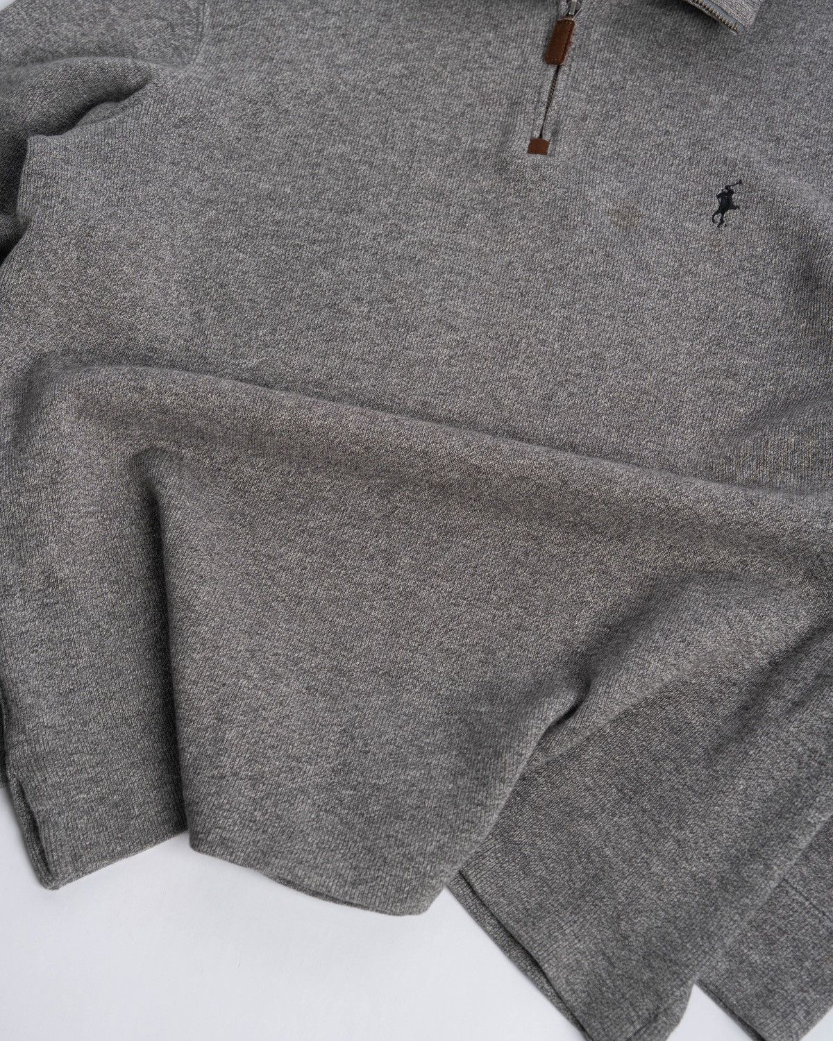 Polo Ralph Lauren Polo Ralph Lauren Grey Quarter-Zip Sweater Size US M / EU 48-50 / 2 - 3 Thumbnail