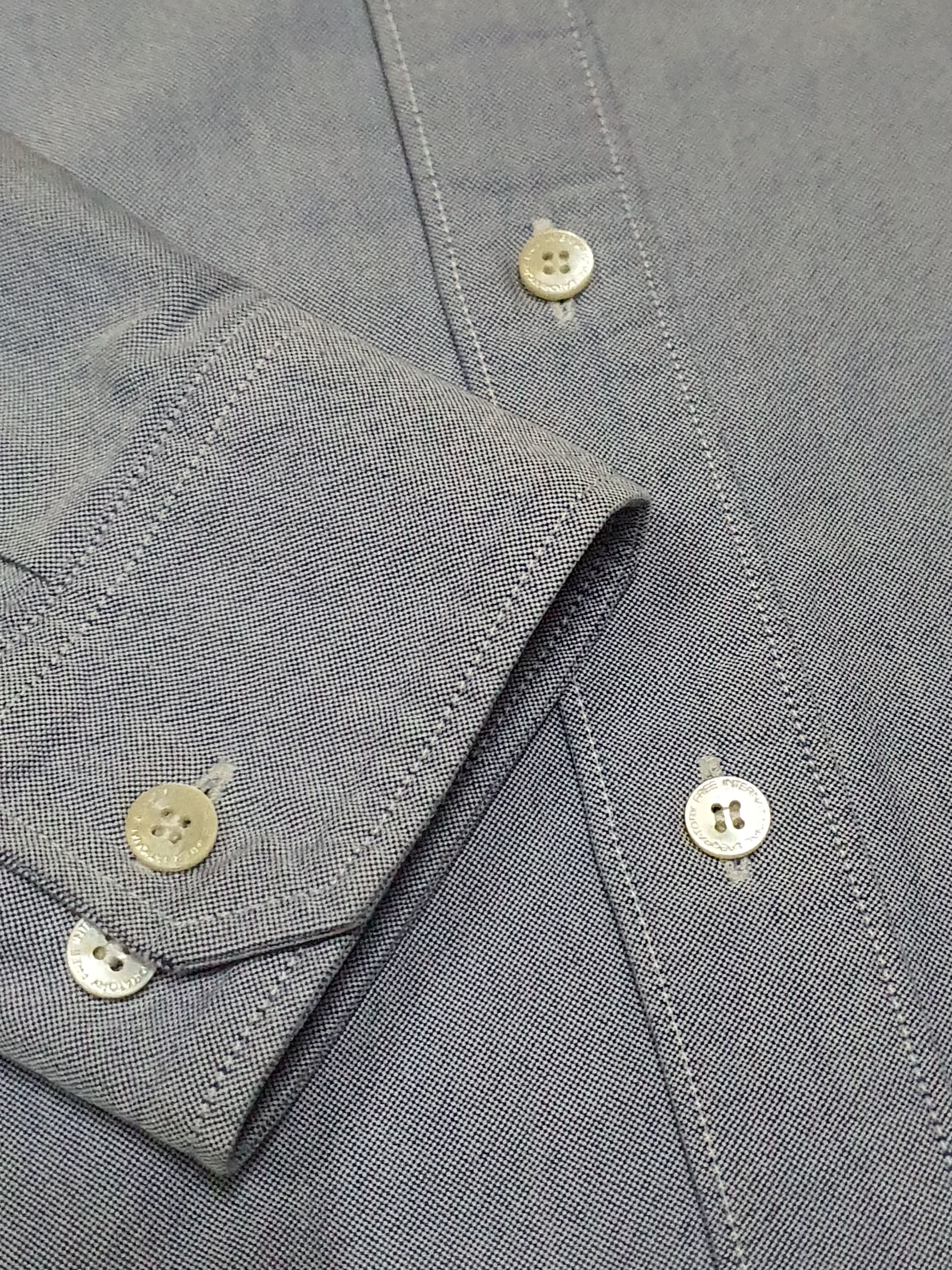 Visvim VISVIM Studded Front Western Oxford Shirt – Size M Size US M / EU 48-50 / 2 - 11 Thumbnail