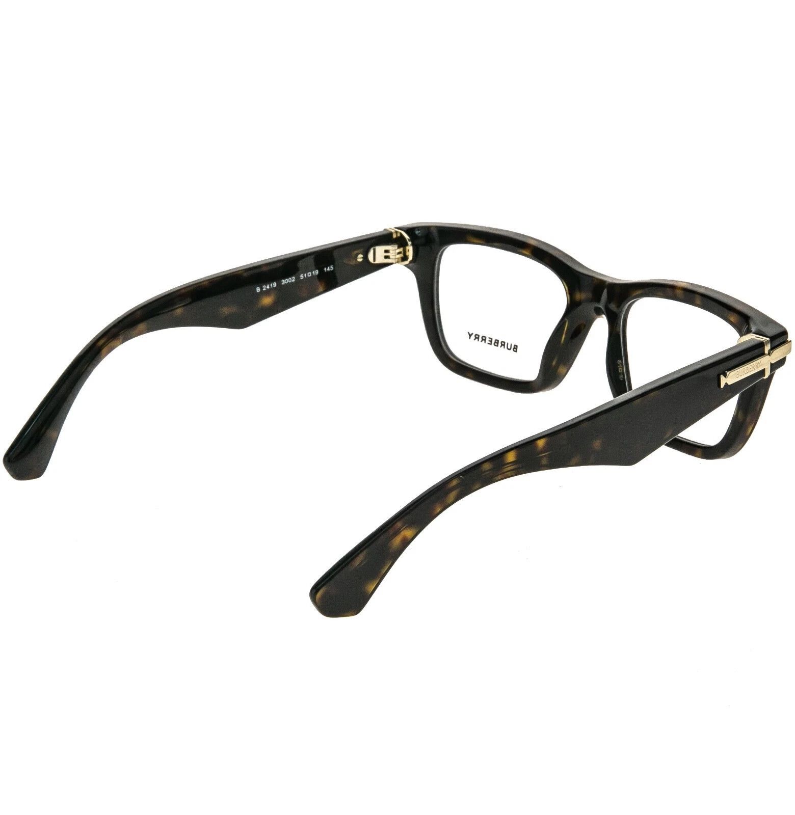 Burberry BURBERRY BE2419 Brown Havana Classic Eyeglasses Optical 2419 Size ONE SIZE - 4 Thumbnail