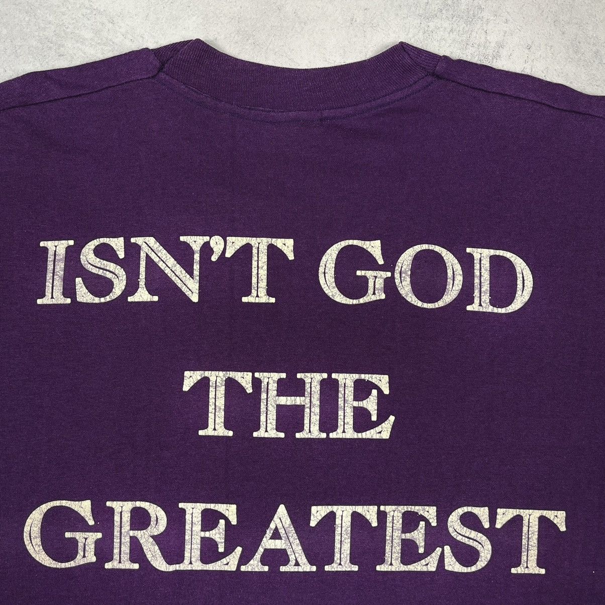 Vintage Vintage “God Is Like” single stitch rare tee 90’s Size US XL / EU 56 / 4 - 9 Thumbnail