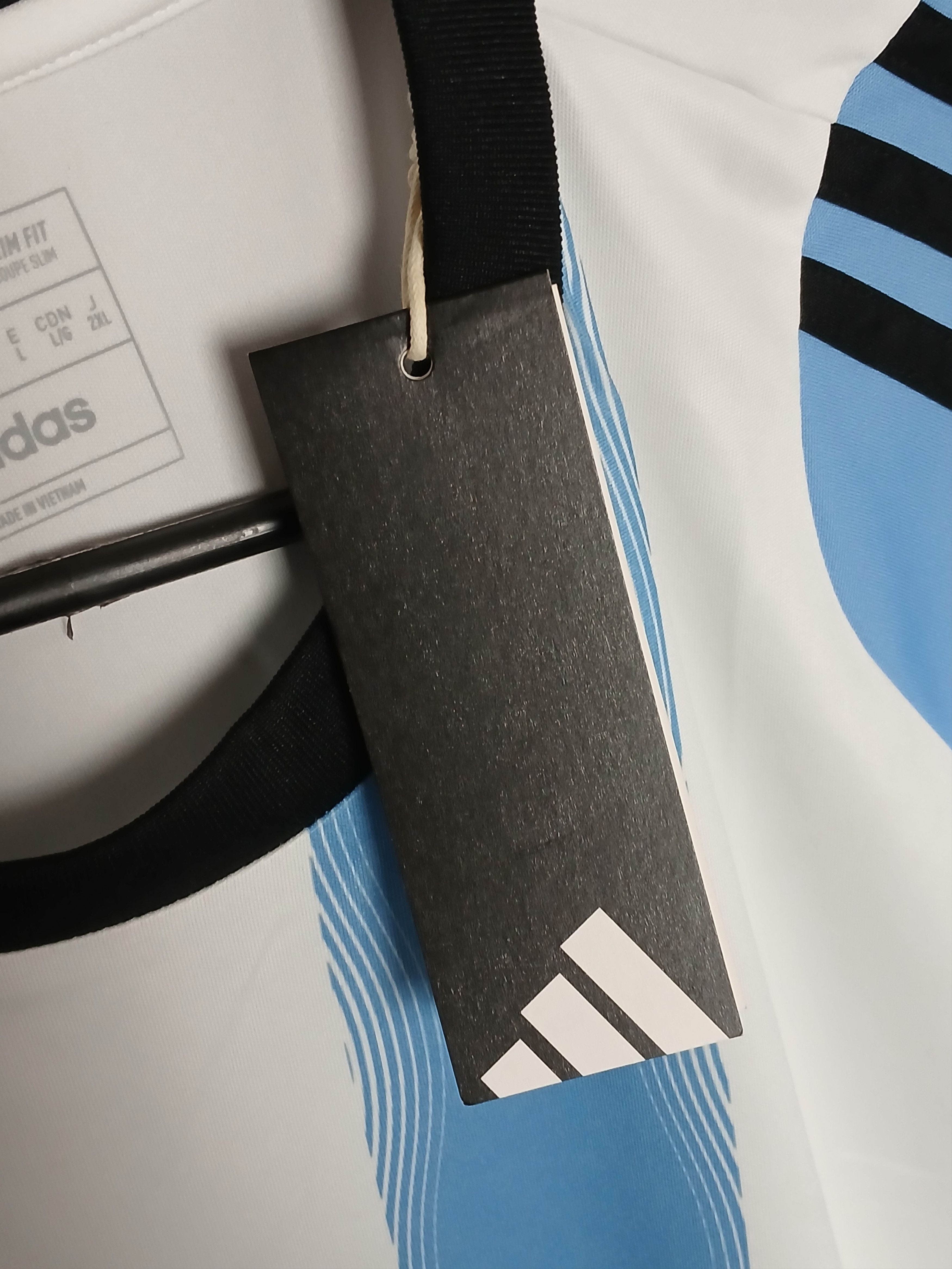 Adidas New Argentina Messi Training Jersey T-Shirt Size US L / EU 52-54 / 3 - 15 Thumbnail