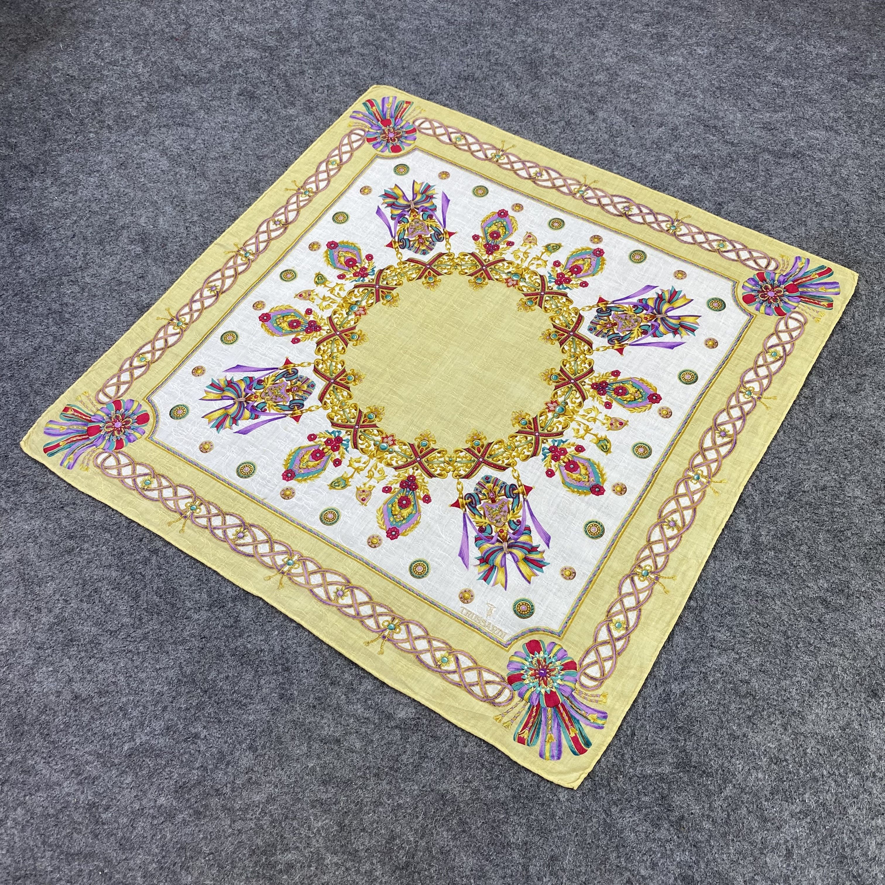 Trussardi Turssardi Handkerchief / Bandana / Neckerchief-B2190 Size ONE SIZE - 4 Thumbnail