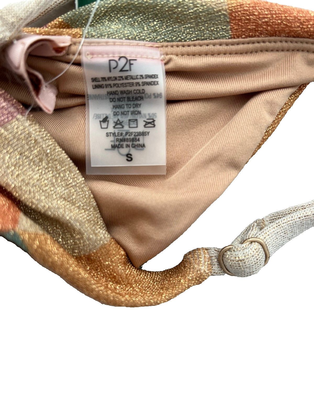 Other Power to the Flower P2F Venus Swim Bikini Bottom ( S ) Size 28" / US 6 / IT 42 - 5 Thumbnail