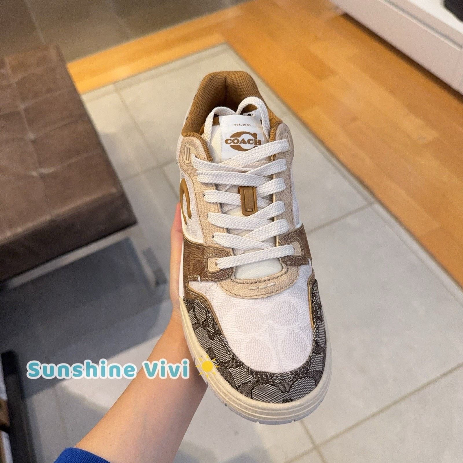 Coach NWT Coach Men's Soho Sneaker In Mixed Signature CAQ11 us 7.5 Size US 7.5 / EU 40-41 - 2 Thumbnail