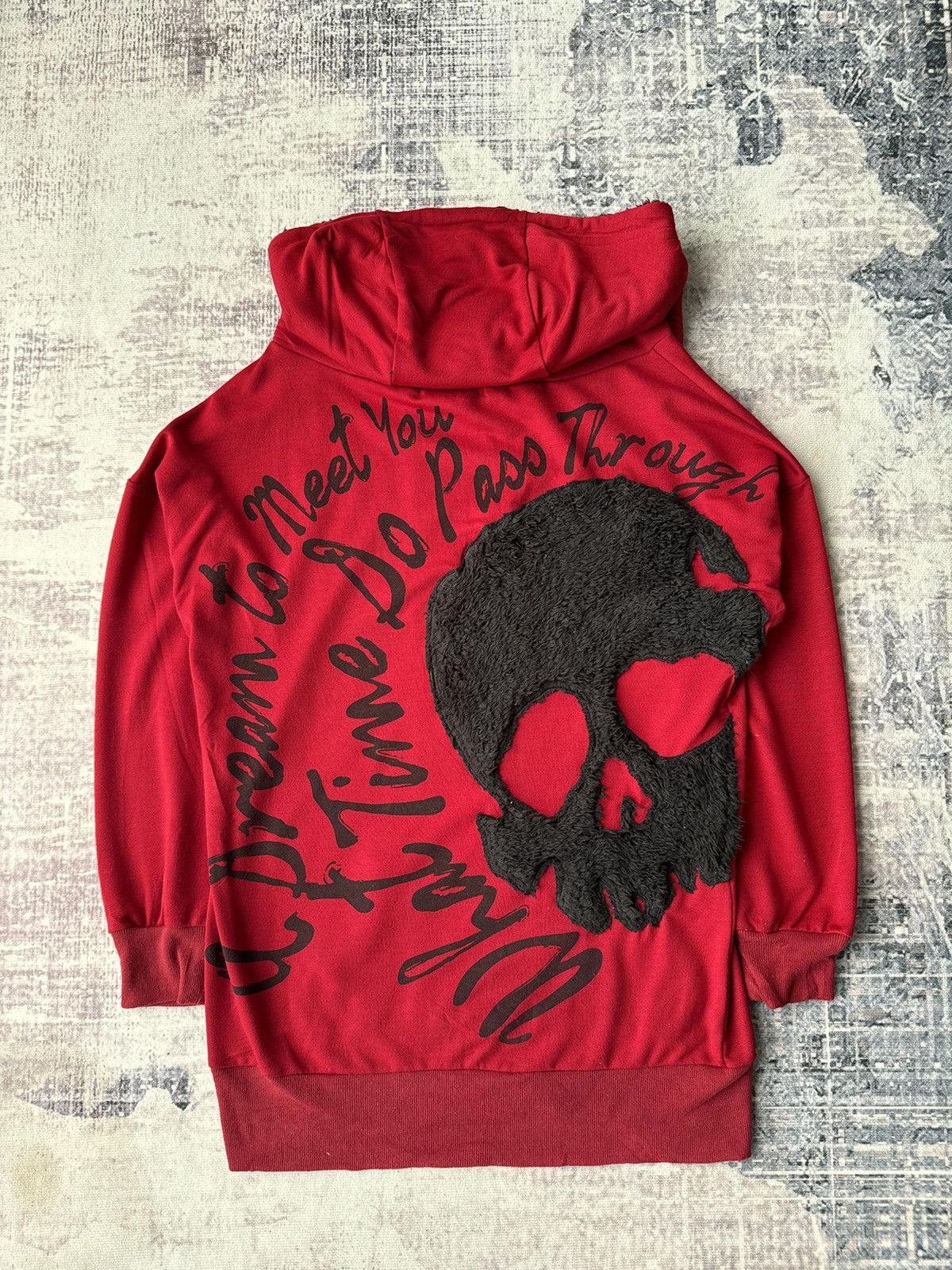 Japanese Brand Vintage Try To Love You Punk Skulls Hoodie Goa Style Size US L / EU 52-54 / 3 - 1 Thumbnail