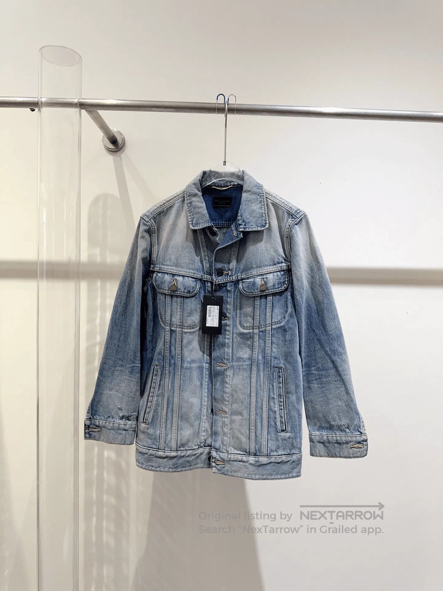 Saint Laurent Paris Saint Laurent SLP Denim Jacket. Size US S / EU 44-46 / 1 - 1 Thumbnail