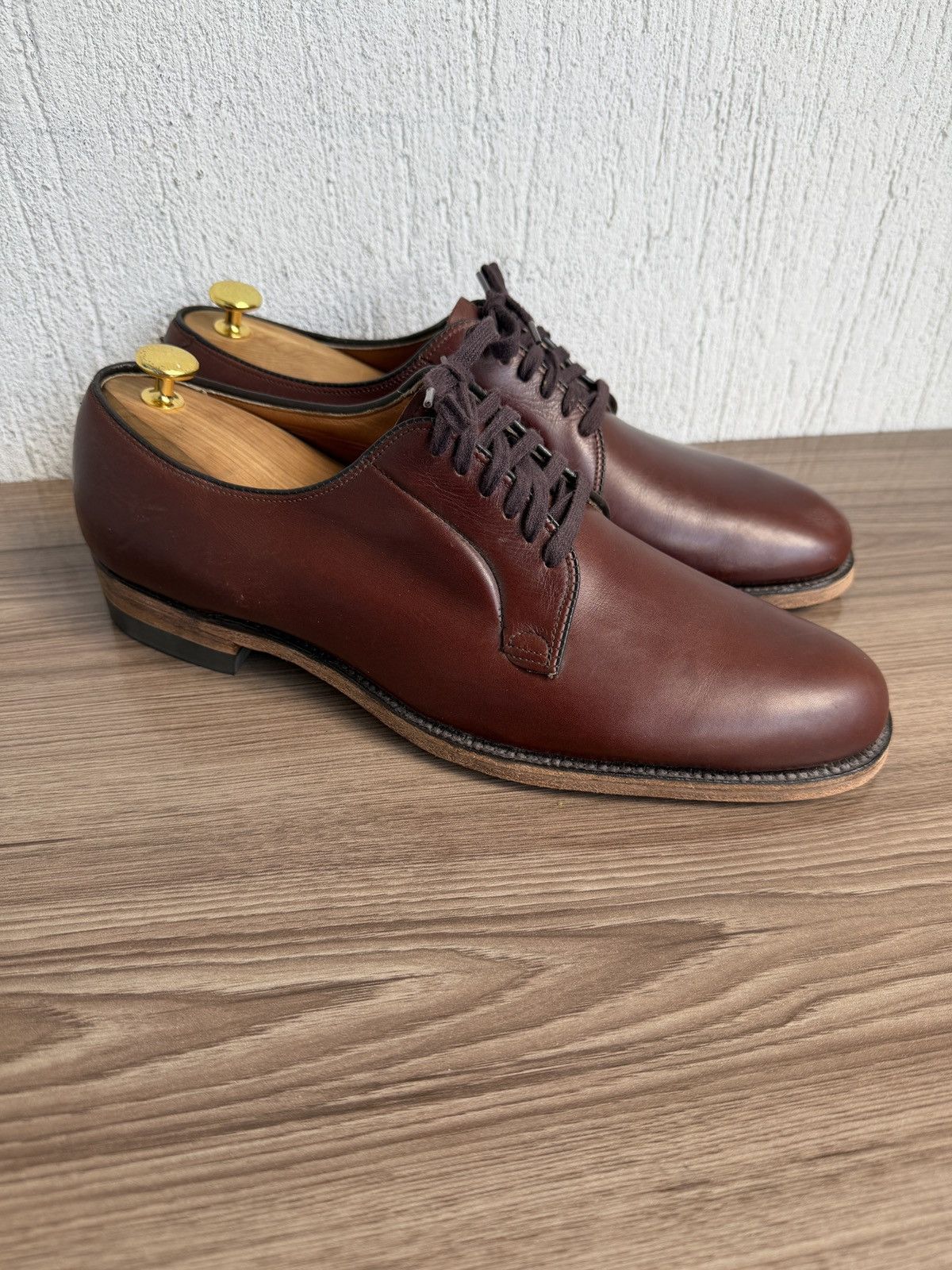 Alden Plain toe Blucher Size US 12 / EU 45 - 2 Thumbnail