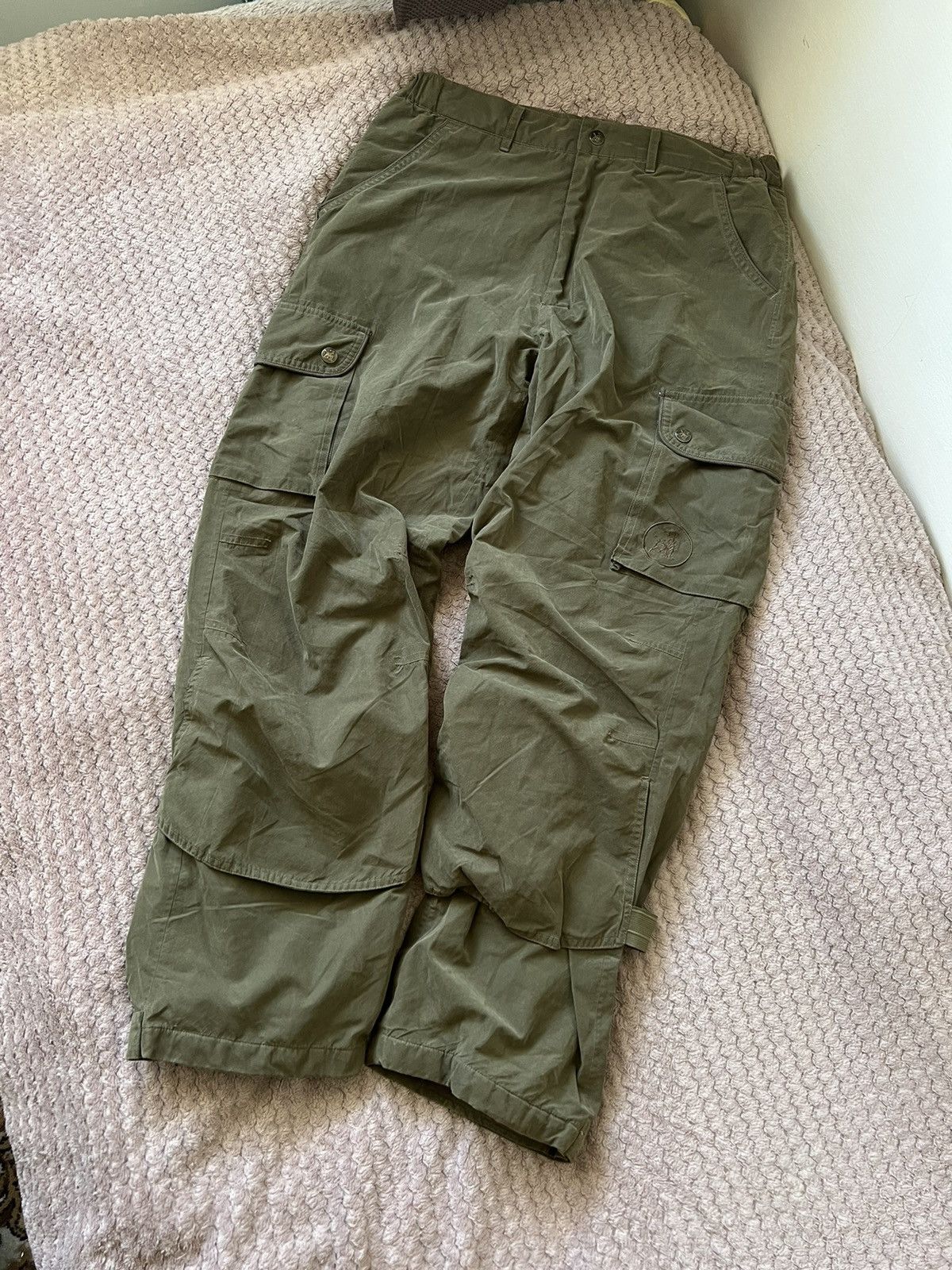 Japanese Brand × Vintage Vintage outdoor japan style nylon cargo pants if 6 was 9 Size US 31 - 1 Thumbnail