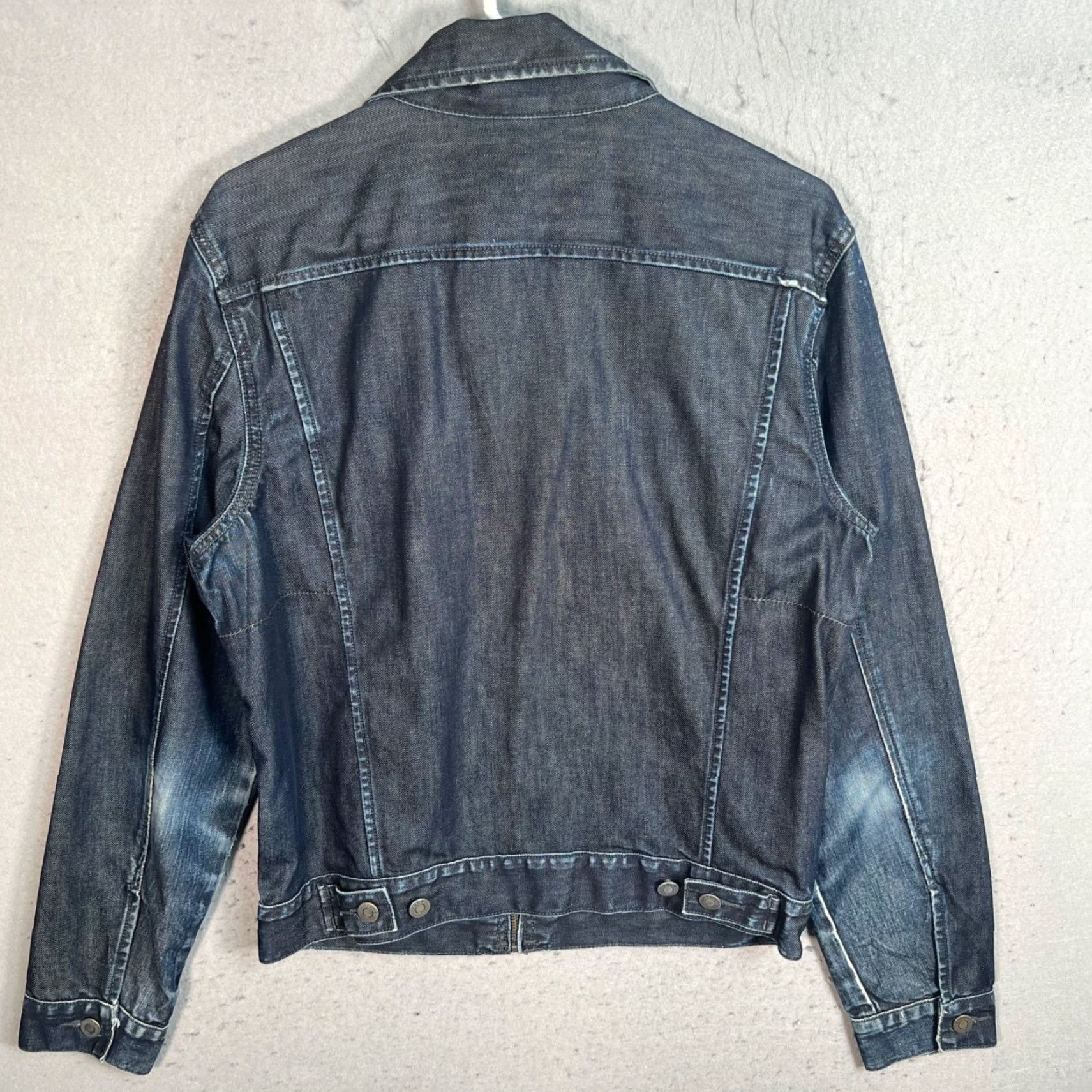 Gap GAP 1969 Women's Denim Trucker Jacket Full Zip Size Small Blue Size S / US 4 / IT 40 - 2 Thumbnail