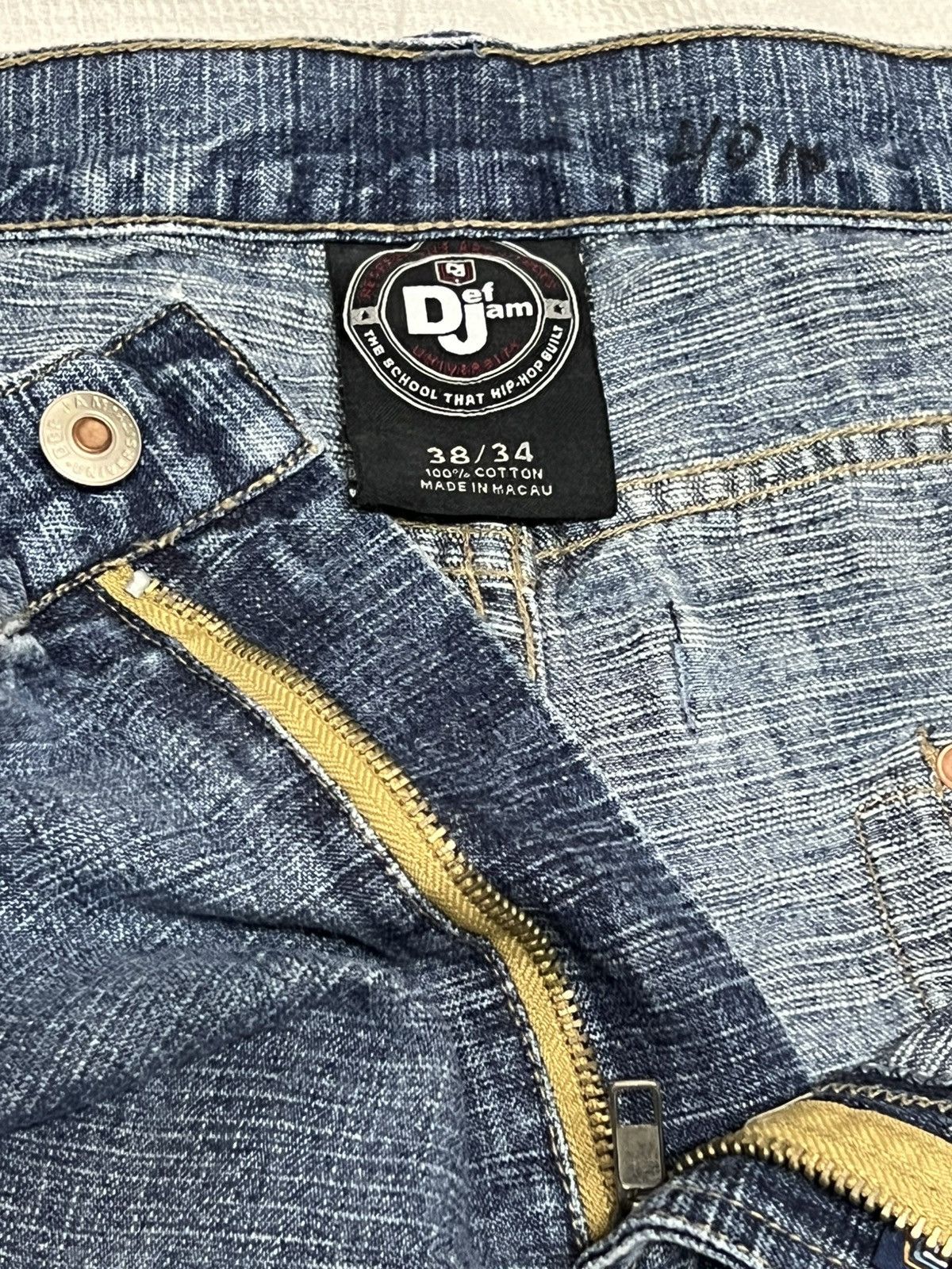 Other 🔥HOT DROPS🔥 Vintage Y2K Def Jam University Baggy Denim Pants Size US 38 / EU 54 - 6 Thumbnail