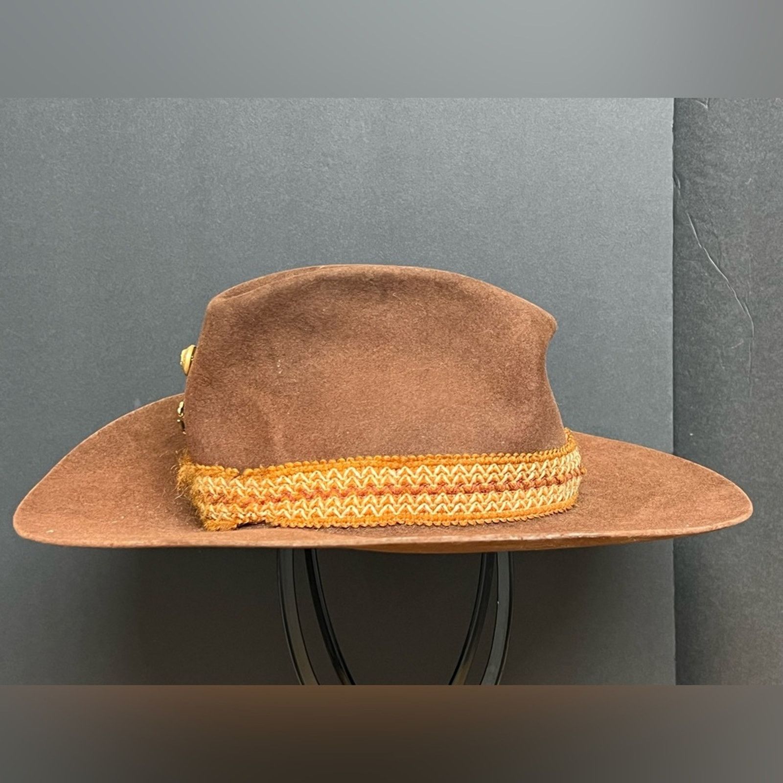 Stetson Vintage Stetson 4X Beaver?? Western Cowboy Hat Size 7 Brown Size ONE SIZE - 4 Thumbnail