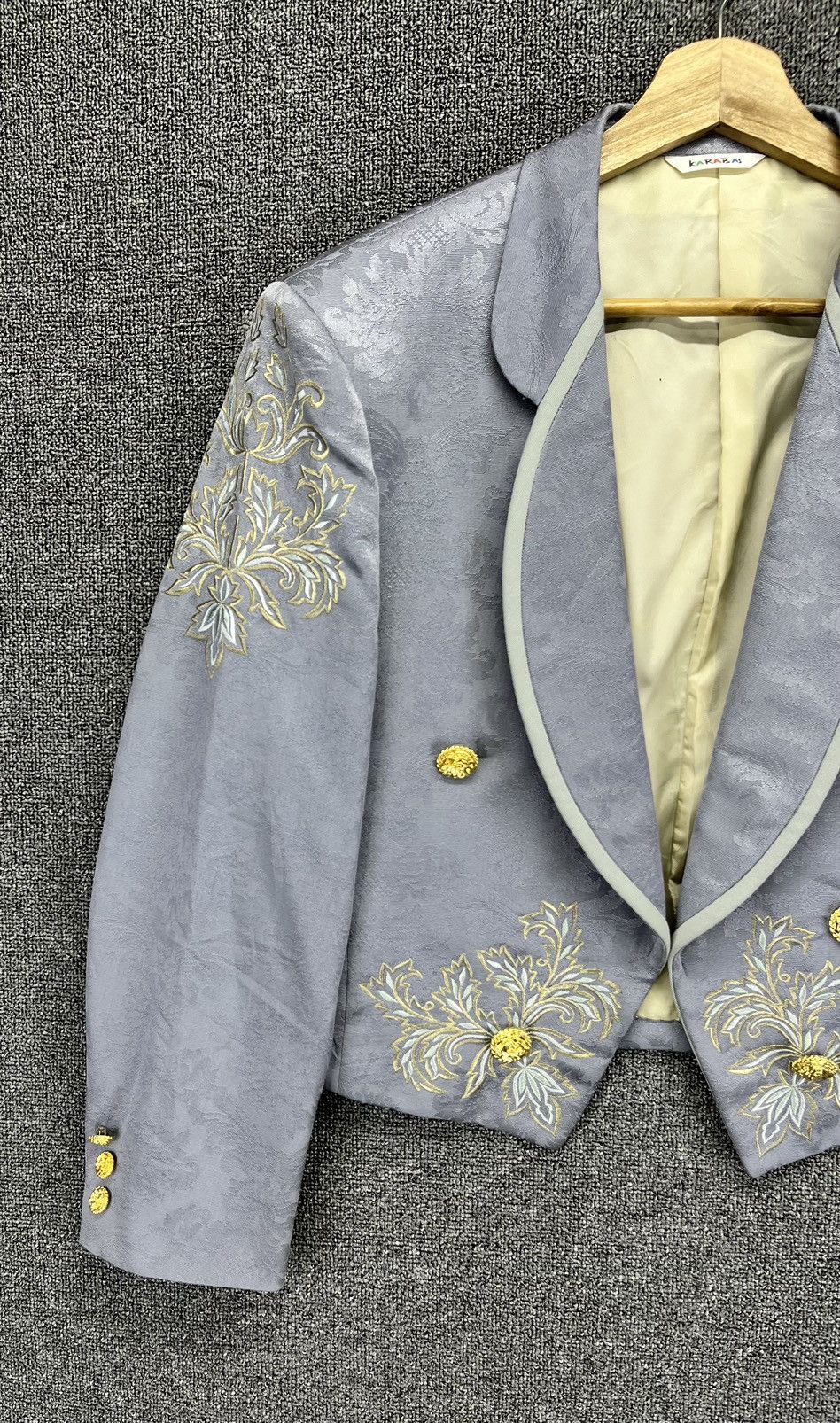 Japanese Brand Vintage Karabas Japanese Luxury Cardigan Jacket Size M / US 6-8 / IT 42-44 - 3 Thumbnail
