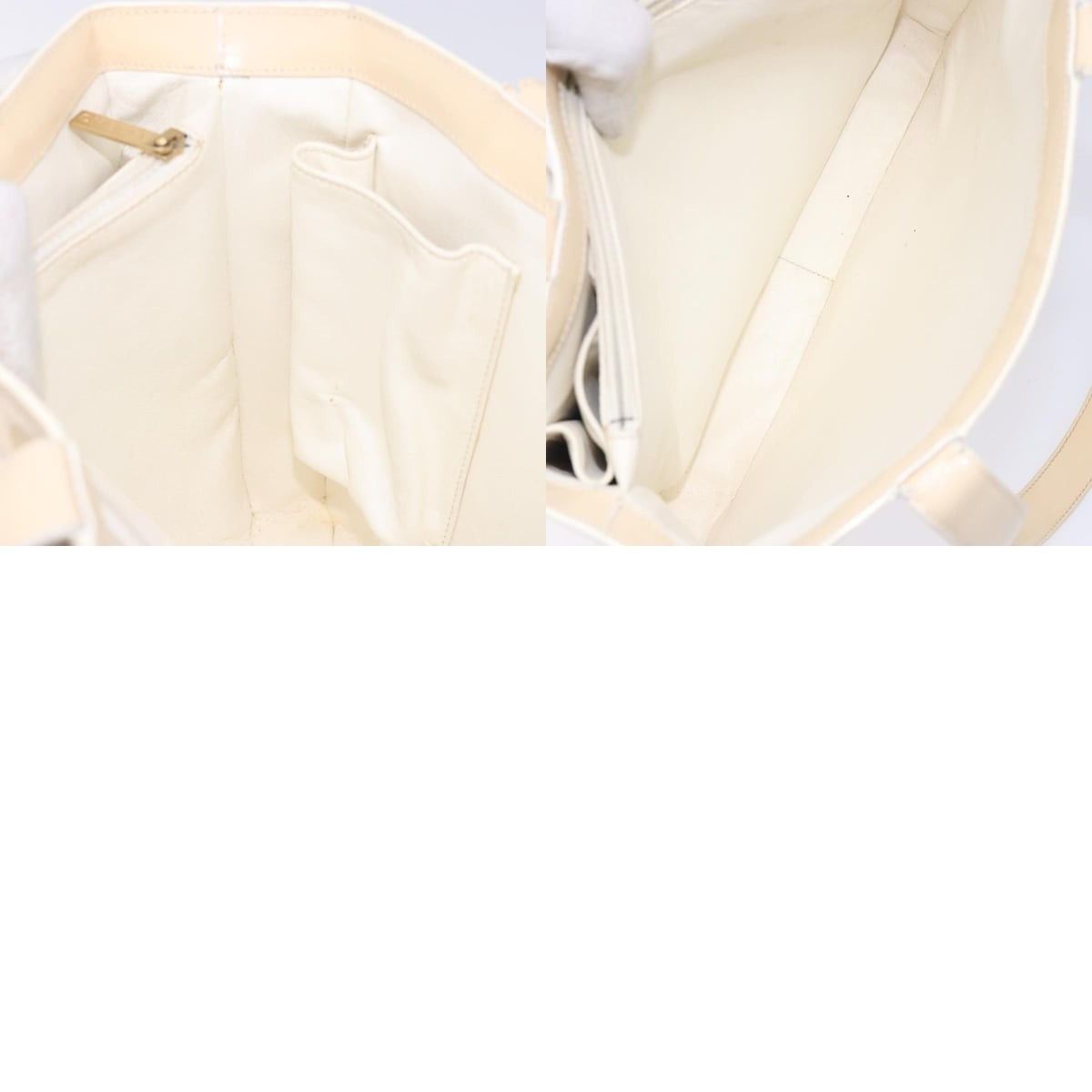 Chanel Chanel Tote Bag Enamel Beige Gold CC Size ONE SIZE - 7 Thumbnail