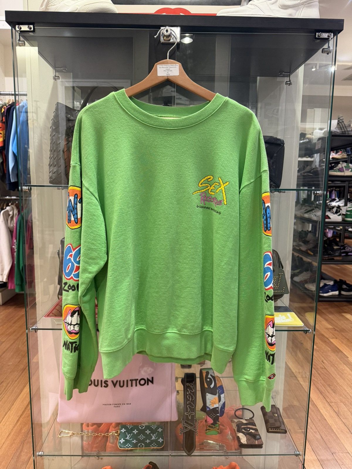 Chrome Hearts Chrome Hearts x Matty Boy ‘Sex Records’ Crewneck Size US XL / EU 56 / 4 - 1 Thumbnail